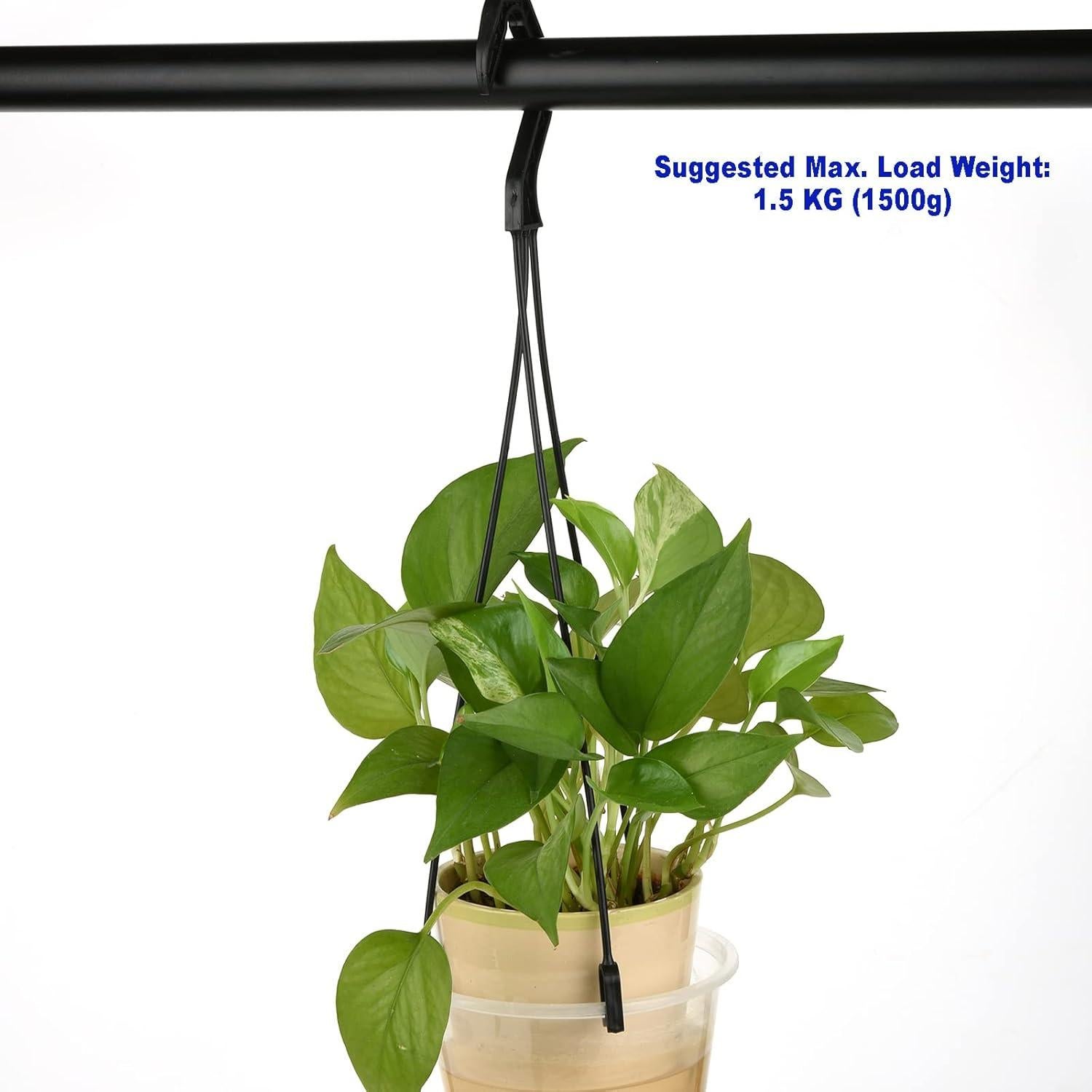 Ganchos Colgantes de Plástico Cosmos para Macetas - 6 Piezas