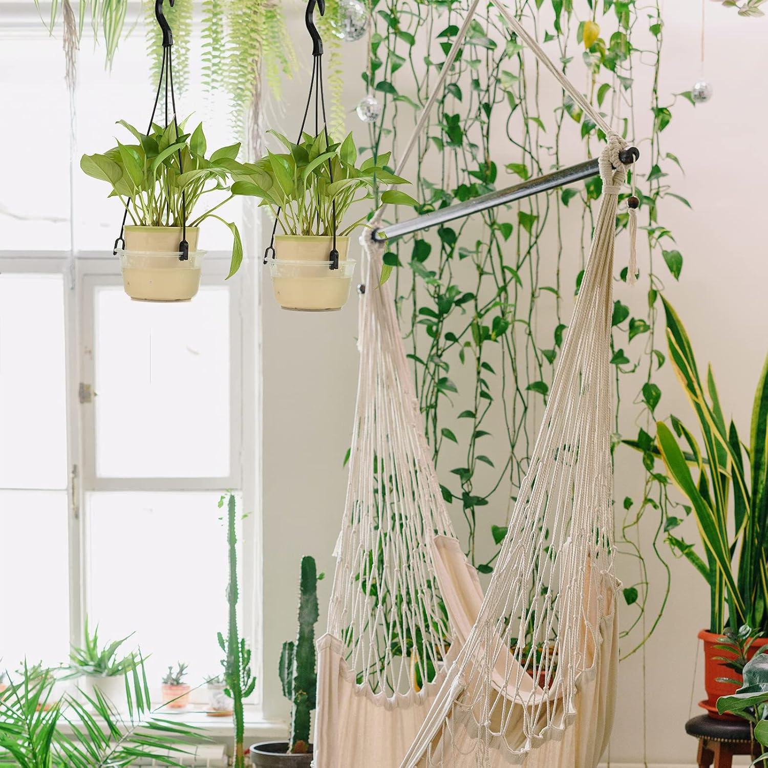 Ganchos Colgantes de Plástico Cosmos para Macetas - 6 Piezas