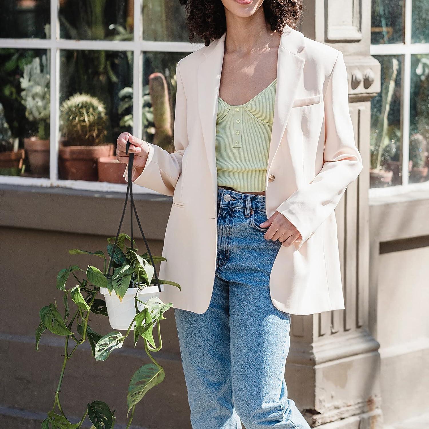 Ganchos Colgantes de Plástico Cosmos para Macetas - 6 Piezas