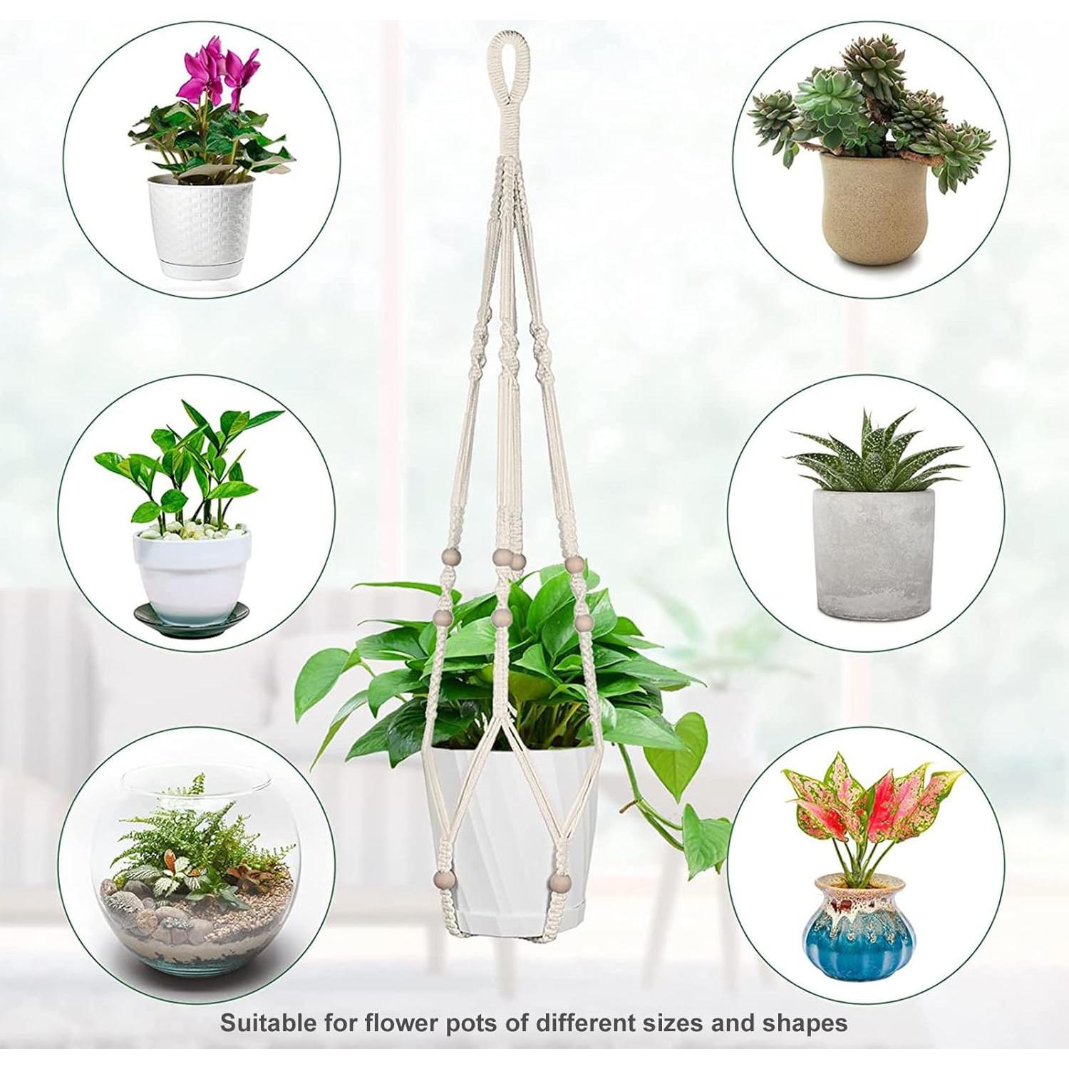 Soporte Colgante para Plantas DANELYNN 88.9 cm Algodón Boho