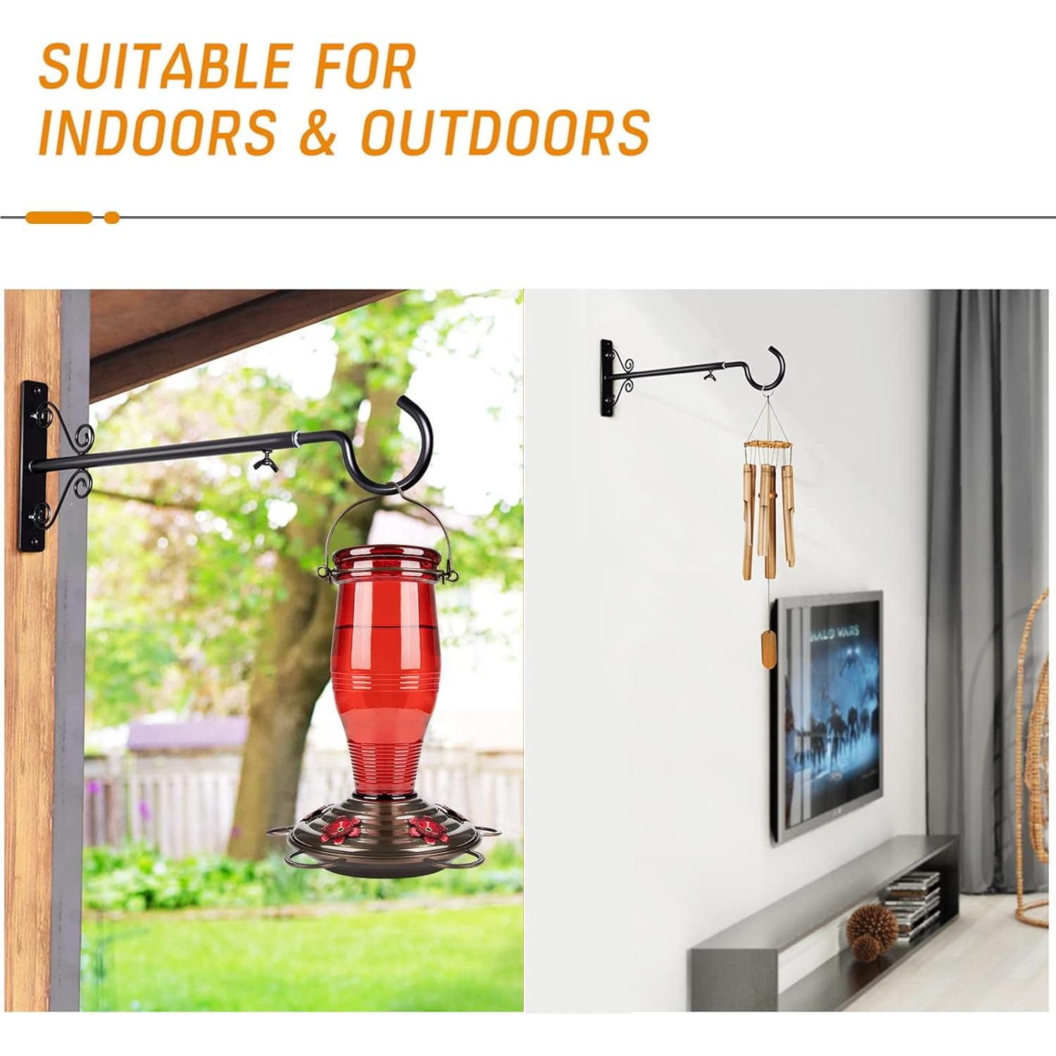 Soporte Ajustable para Comederos de Aves BOLITE 18023 Negro