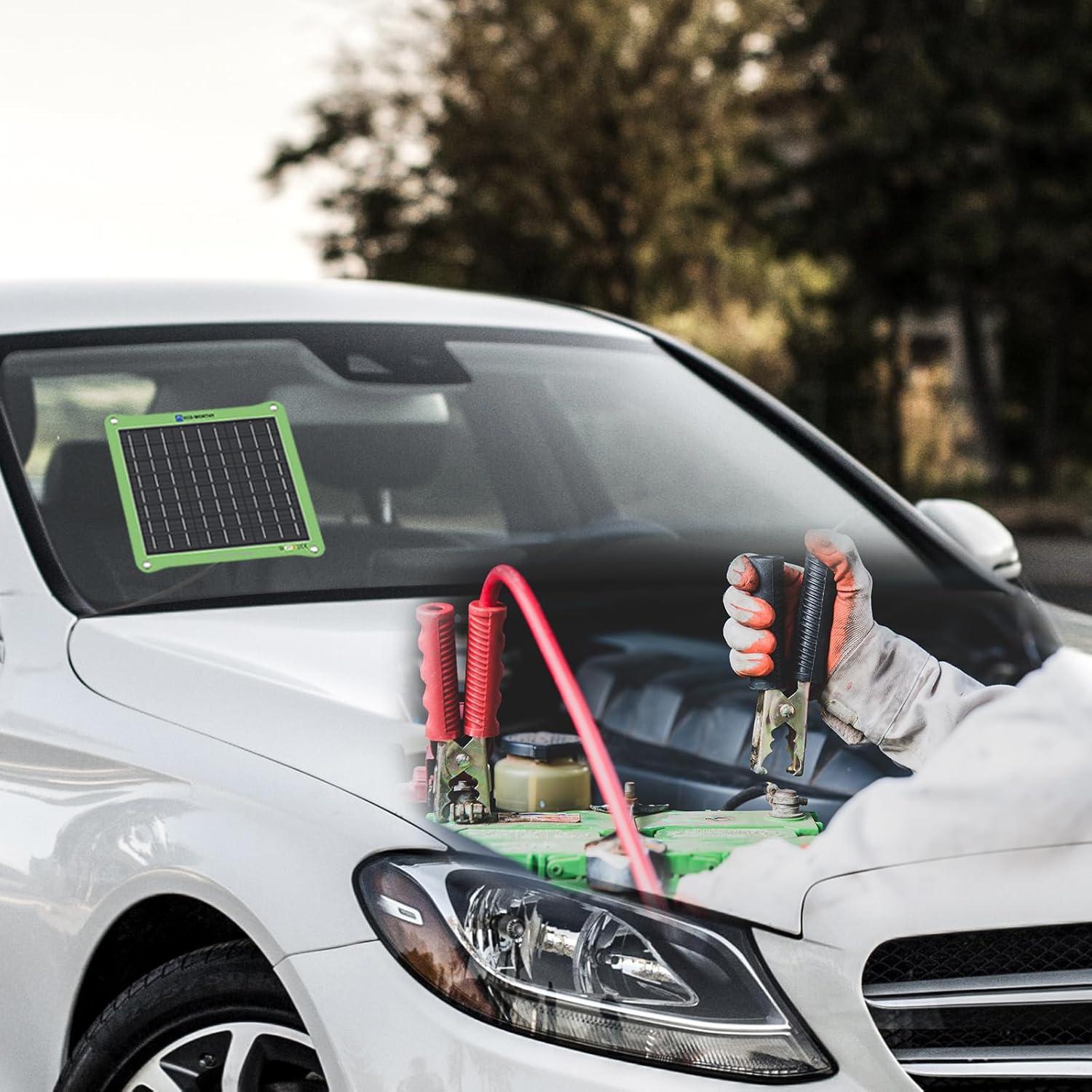 Cargador Solar ECO-WORTHY 7.5W 12V Impermeable