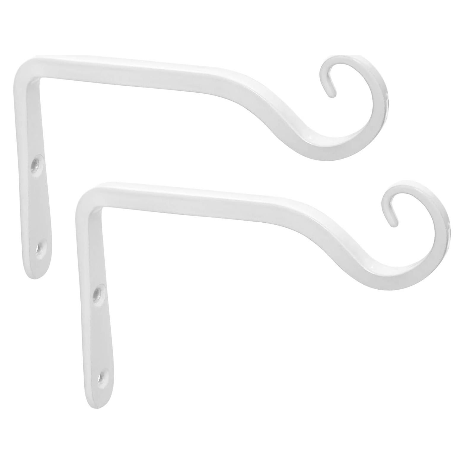 Soporte de Planta Colgante Mkono 15 cm Metal Blanco 2 Piezas