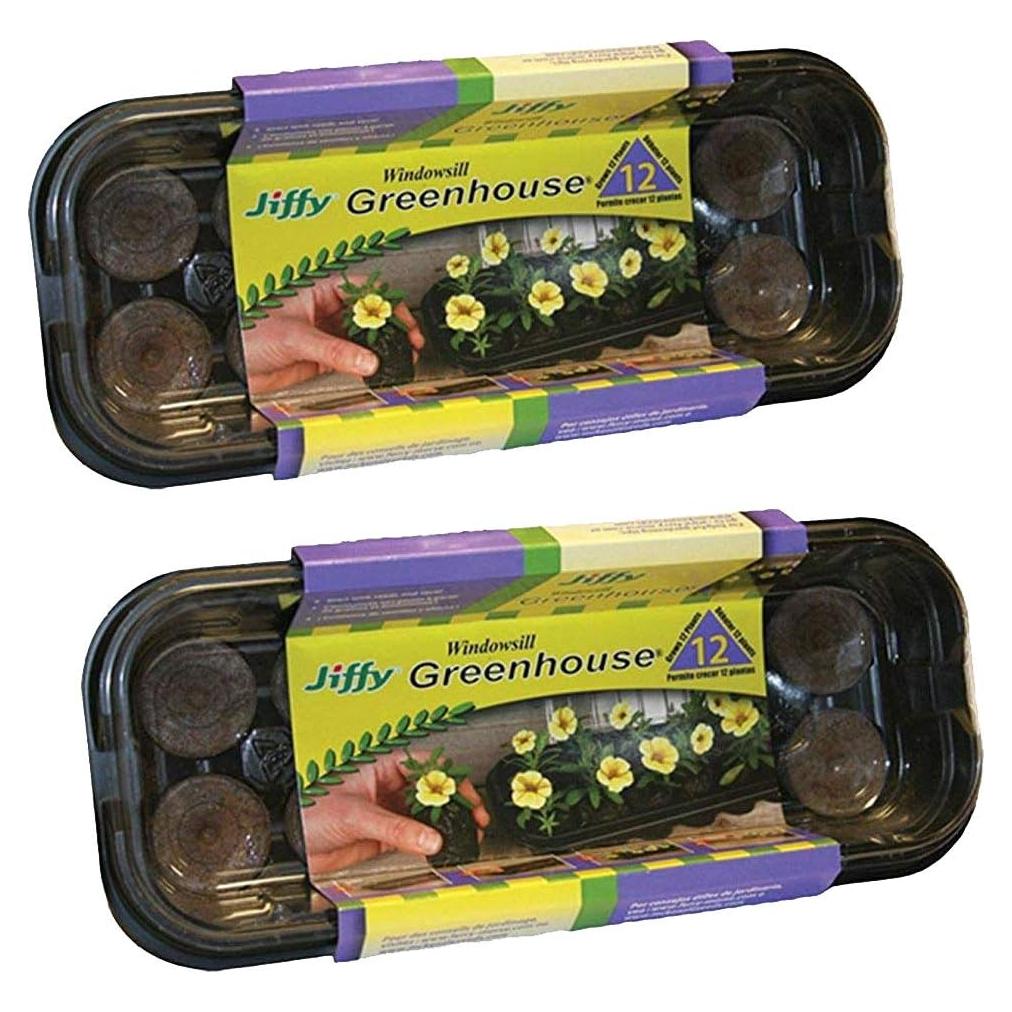Invernadero Jiffy 36mm para Cultivo de Plantas - Paquete de 2