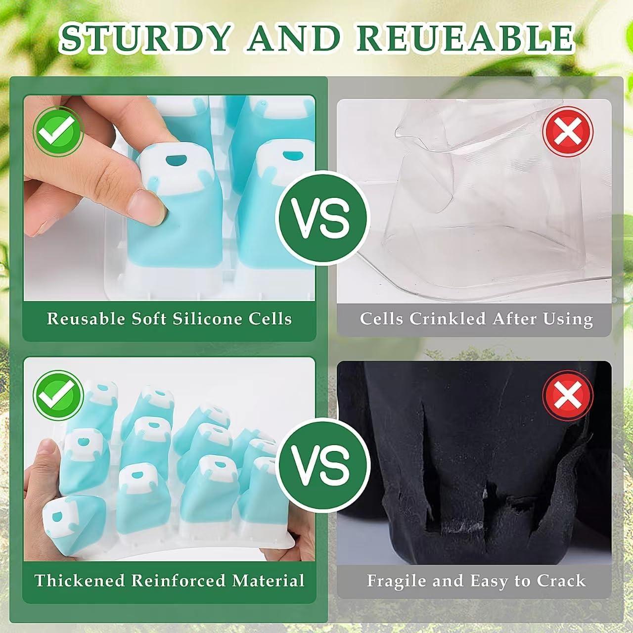 Kit de Inicio de Semillas 5 PCS Hanaoyo con Celdas Flexibles