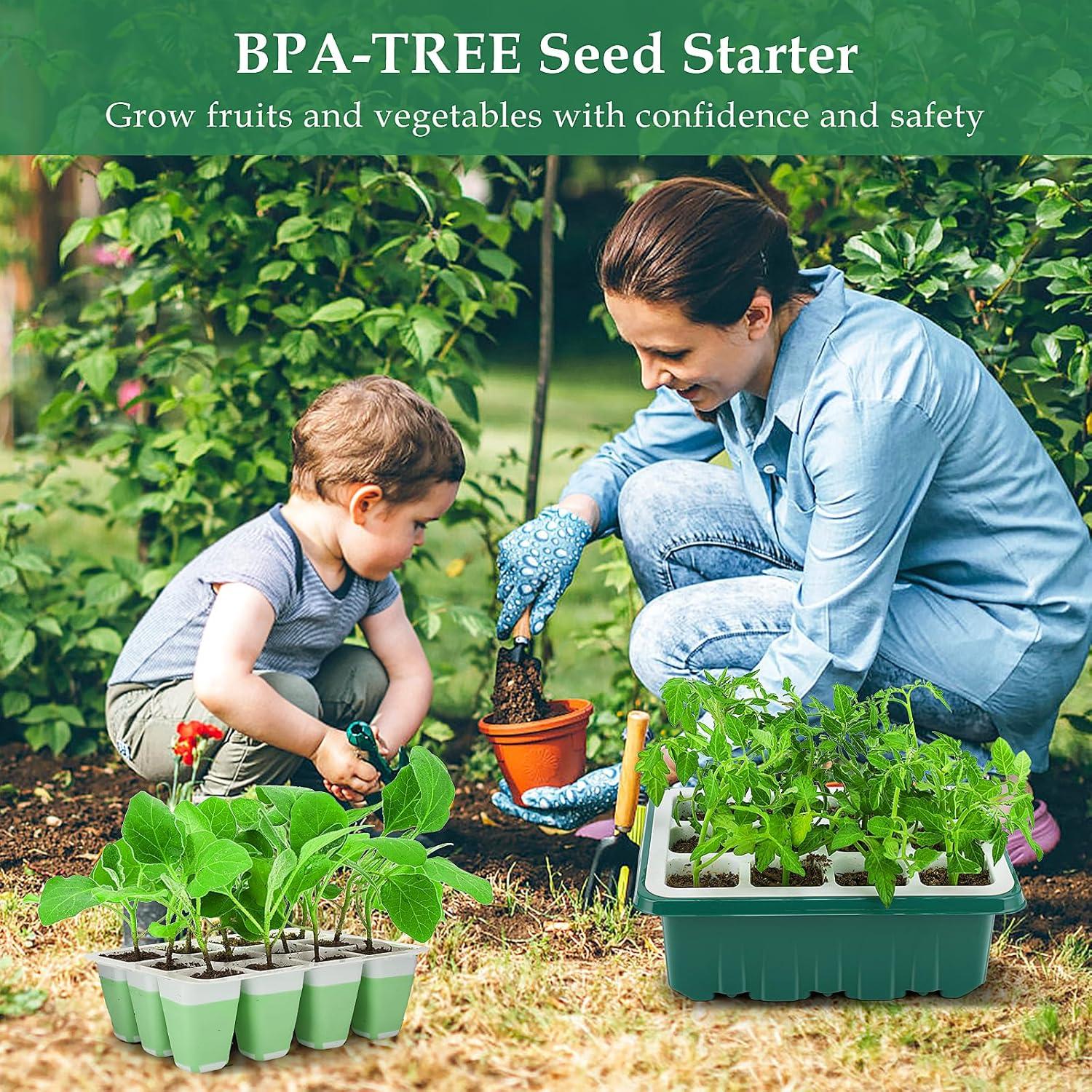 Kit de Inicio de Semillas Ryscam 48 Celdas con Tapa