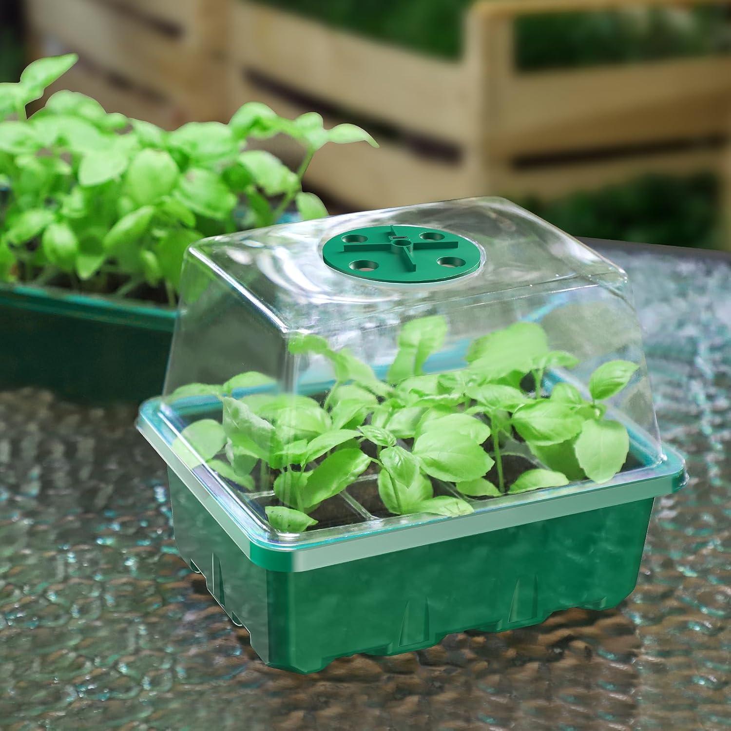 Bandeja de Inicio de Semillas MIXC con Luz LED y Temporizador