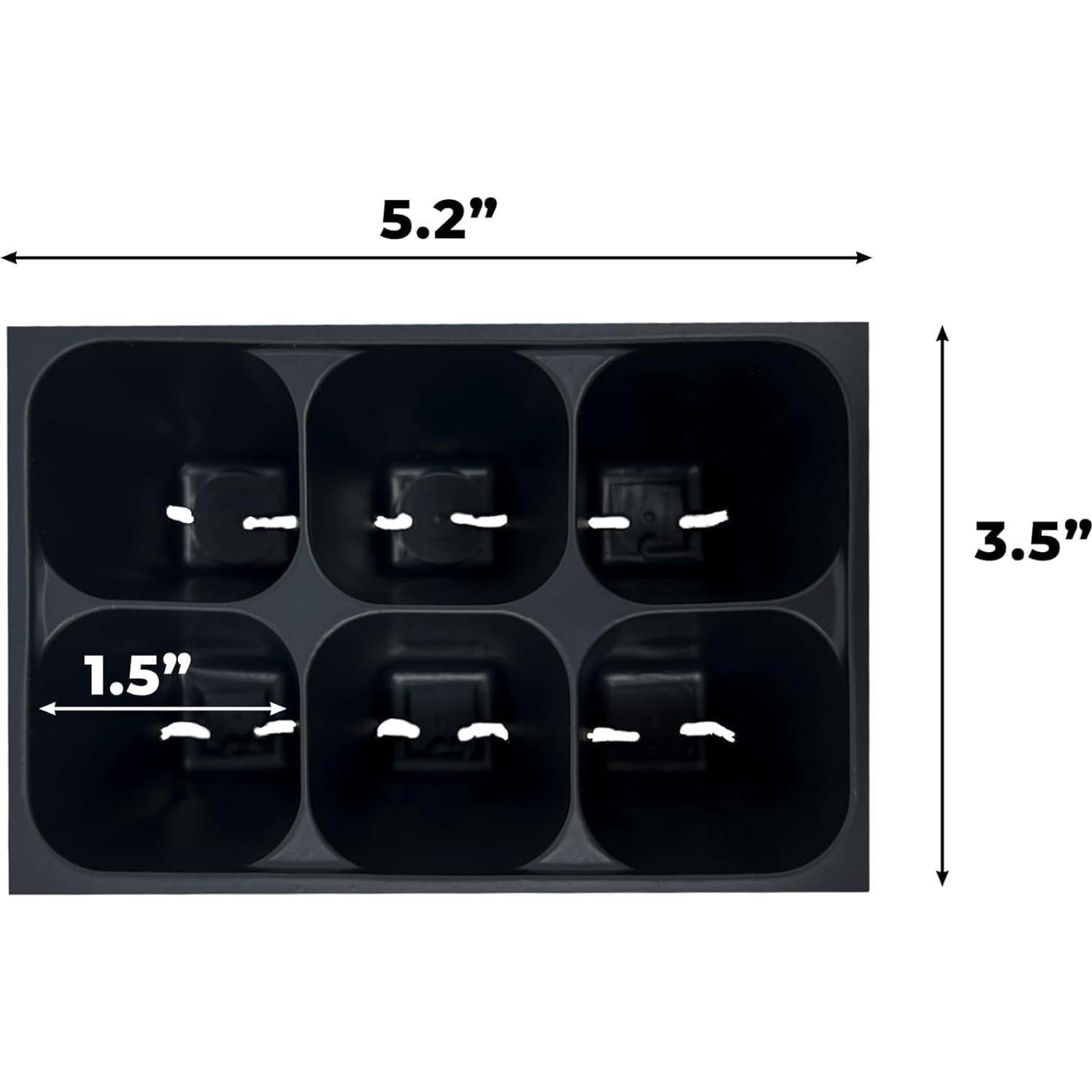 Bandejas de Inicio de Semillas 216 Celdas La Ciudad Hidropónica