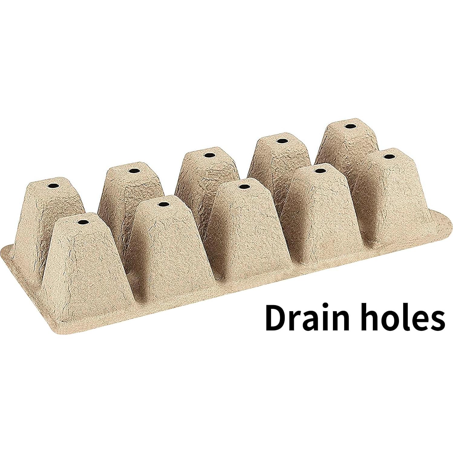 Bandeja de Inicio de Semillas SYITCUN 200 Celdas Biodegradables