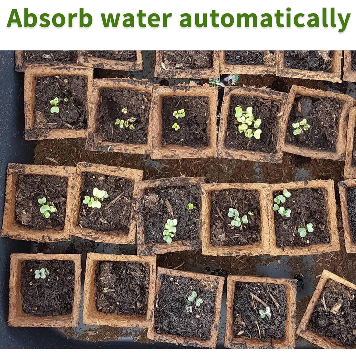 Bandeja de Inicio de Semillas SYITCUN 200 Celdas Biodegradables