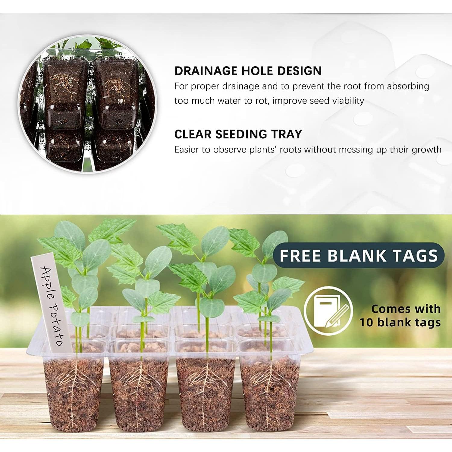 Kit de Inicio de Semillas CANNABMALL con Luz y Temporizador