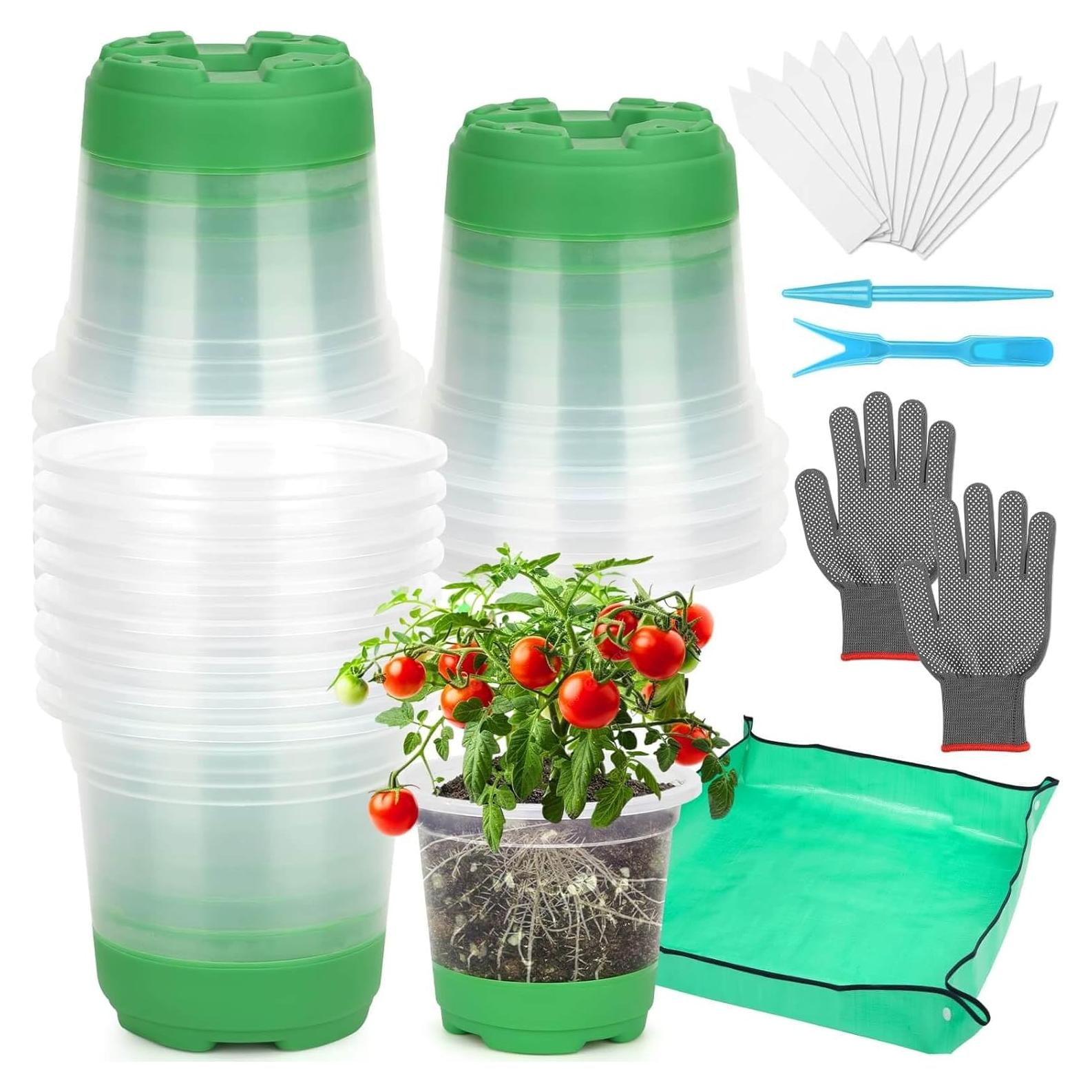 Kit de Vivero Caffox 45 Piezas Macetas 12.7 cm Reutilizables