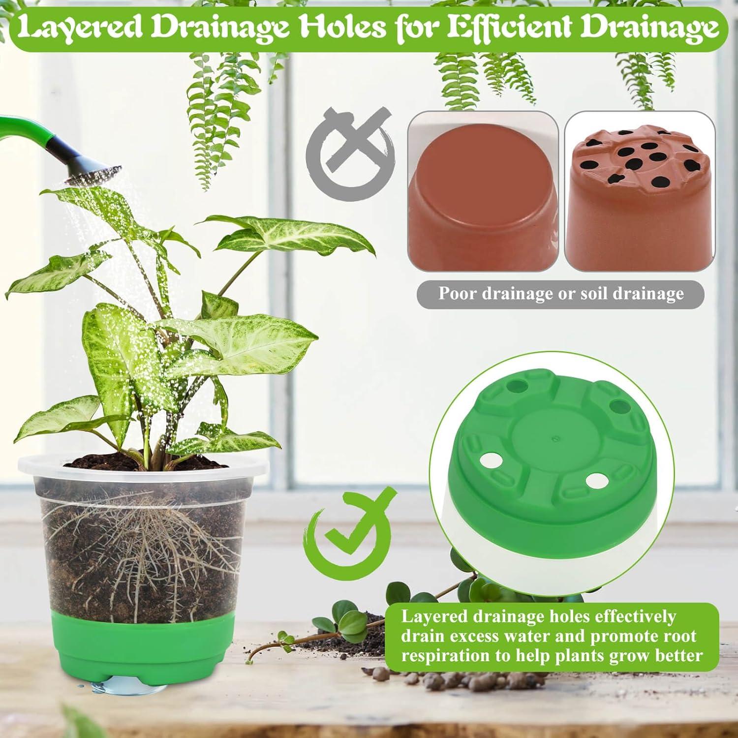 Kit de Vivero Caffox 45 Piezas Macetas 12.7 cm Reutilizables