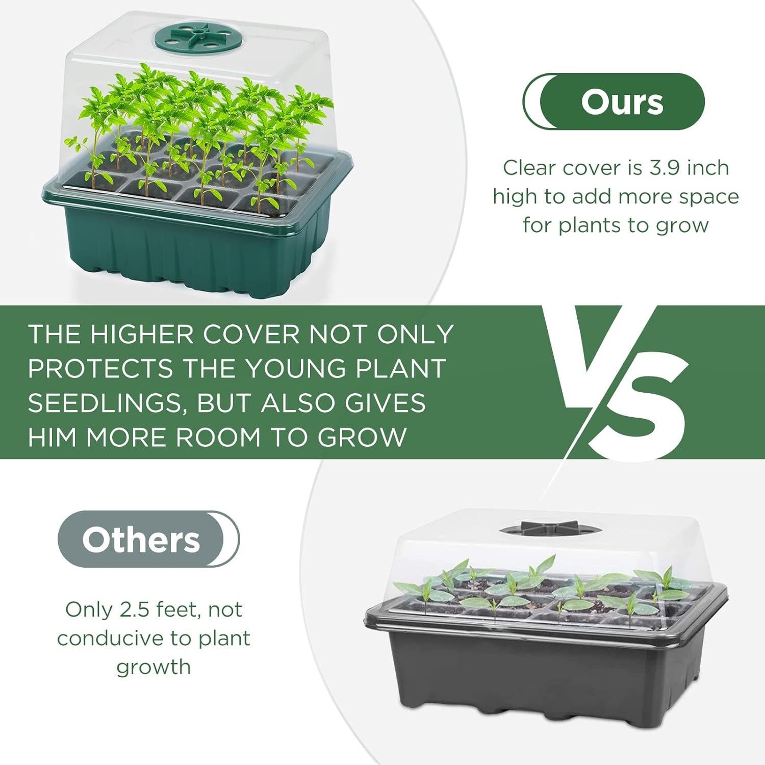 Kit de Inicio de Semillas Seedfactor con Luz de Crecimiento 6PCS