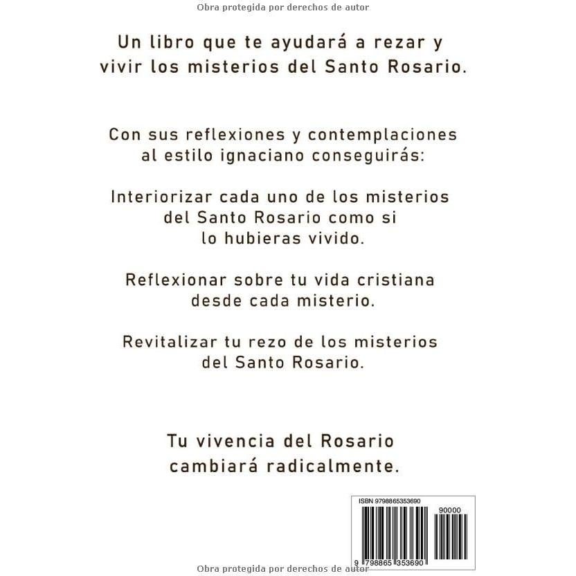 Meditando el Santo Rosario: Una guía para vivir los misterios de la fe - Edición en letra grande (Vida cristiana - Letra grande) (Spanish Edition)