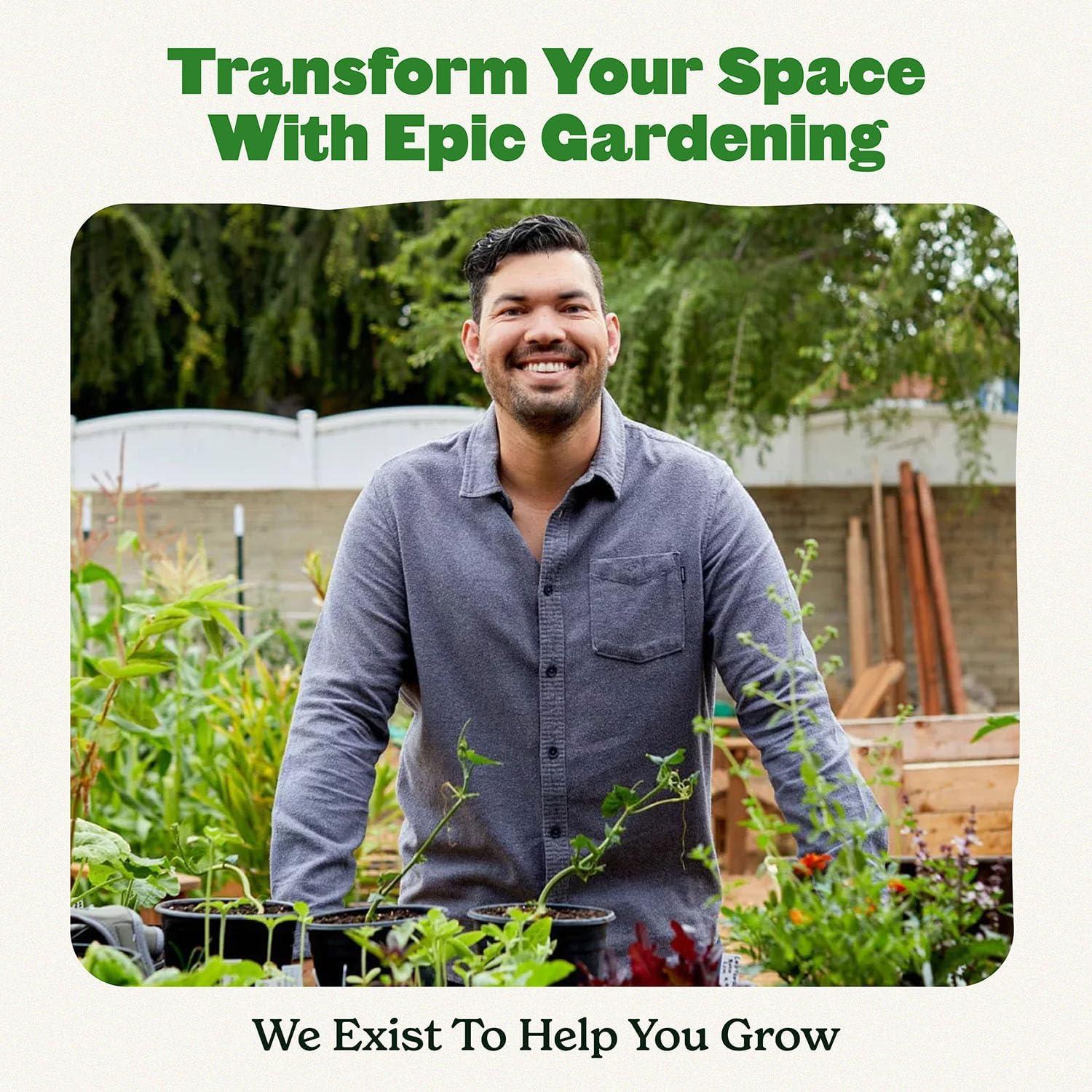 Bandeja de Inicio de Semillas Epic Gardening - 6 Celdas Rosa