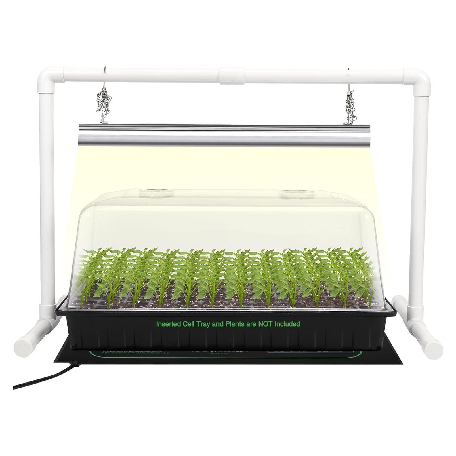 Kit de Inicio de Semillas 1020 SOLIGT con Luz y Manta Térmica