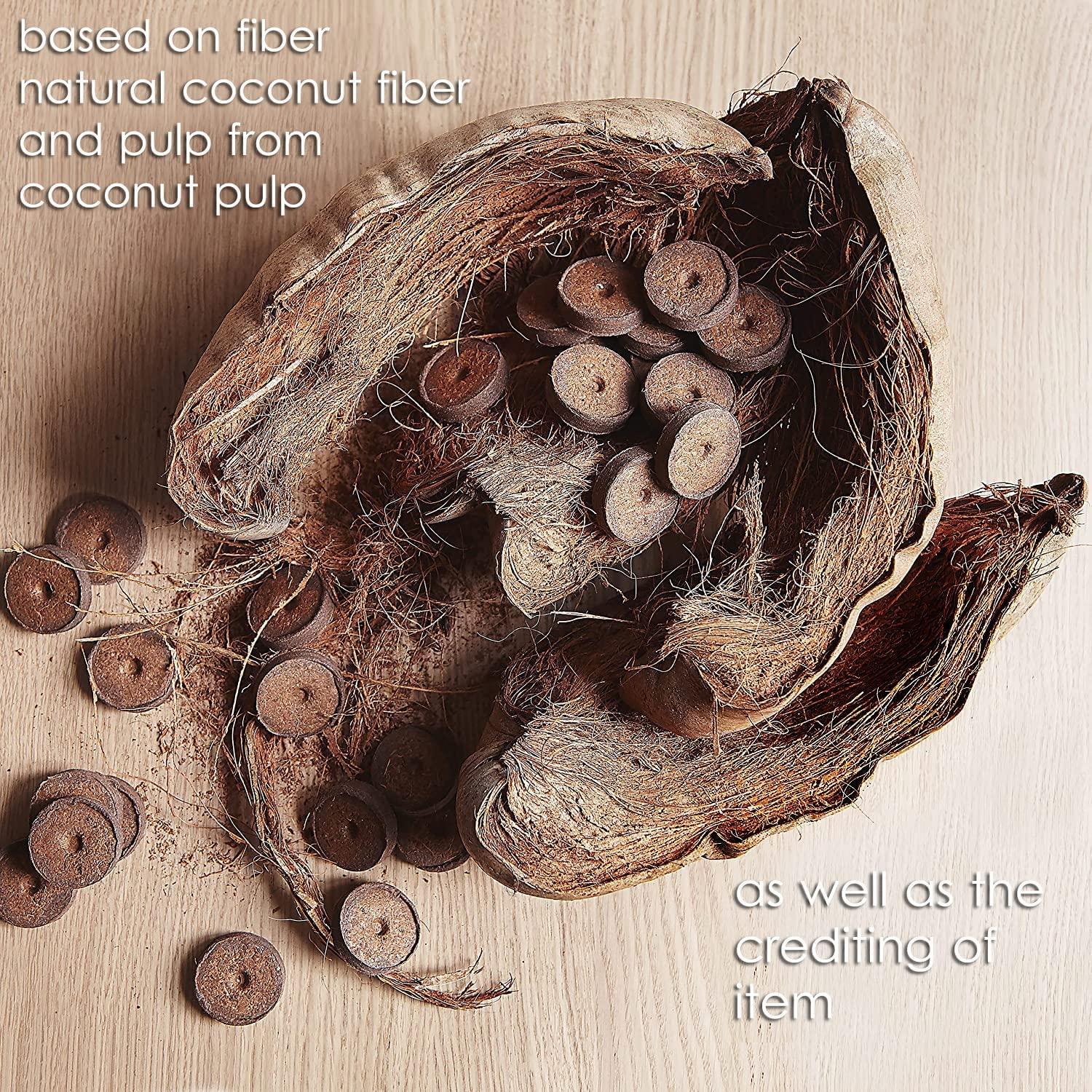 Pellets de Coco Coir OwnGrown - 125 Tapones para Semillas