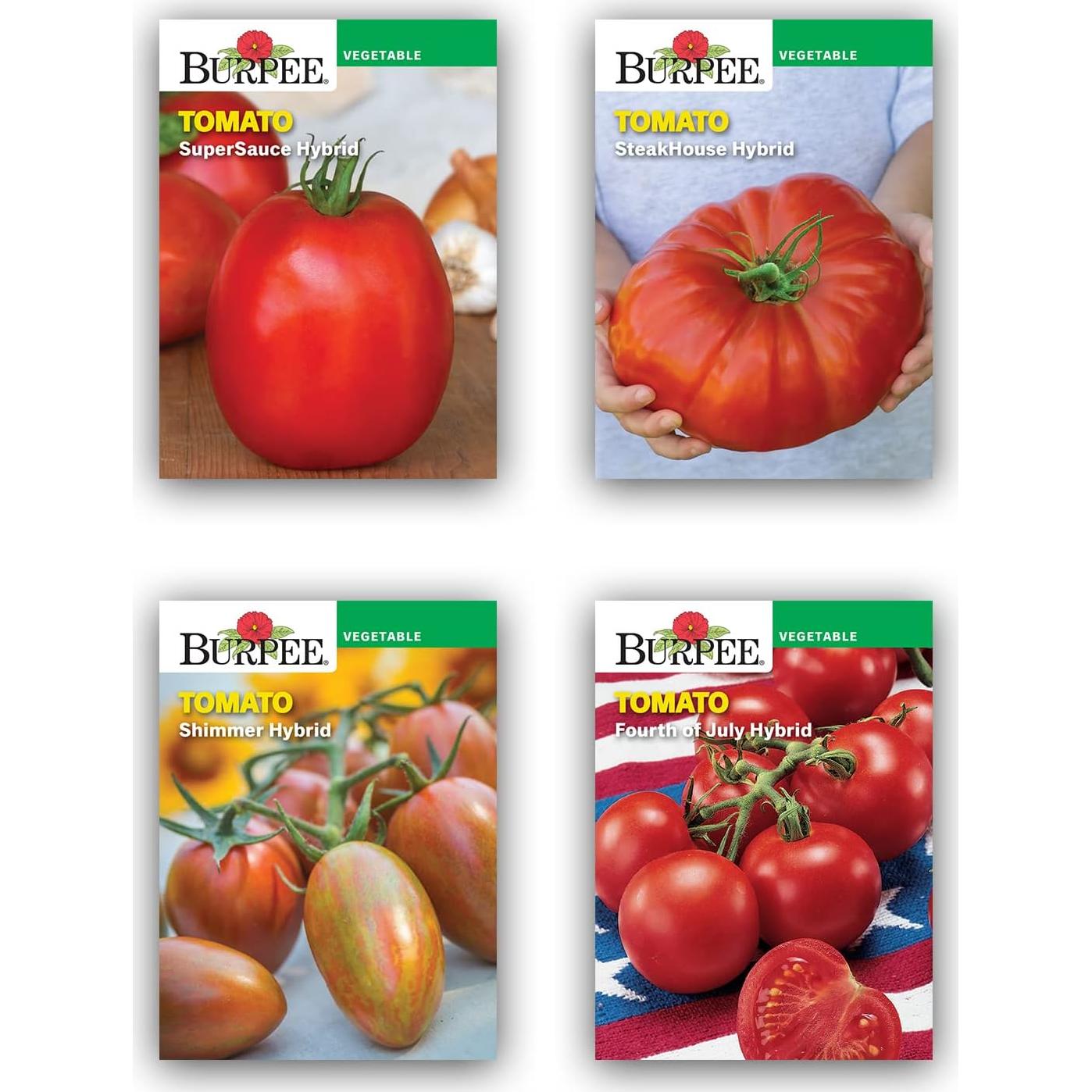 Kit de Inicio de Semillas de Tomate Burpee - 4 Variedades