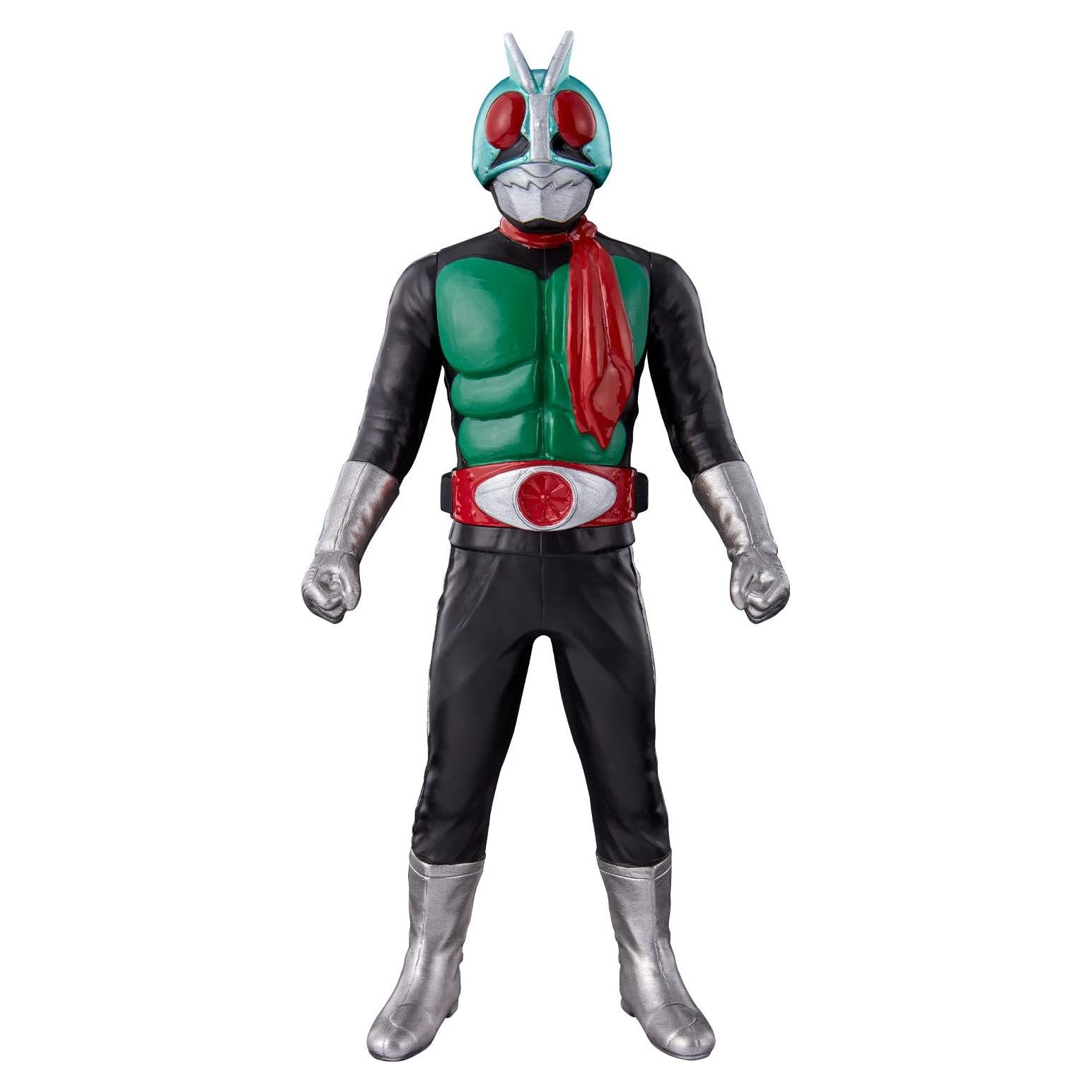 Muñeca Kamen Rider Sofubi BANDAI 14 cm Vinilo Blando