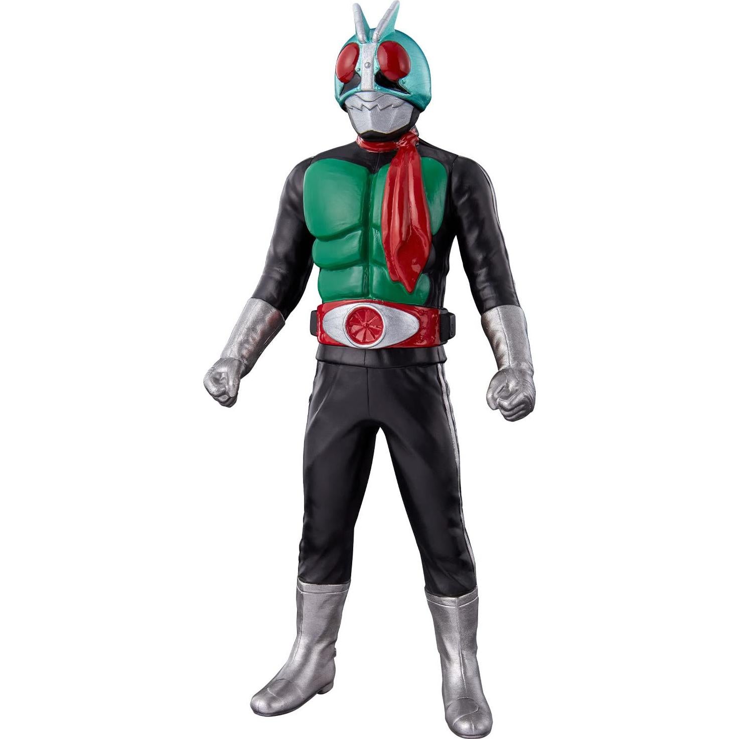 Muñeca Kamen Rider Sofubi BANDAI 14 cm Vinilo Blando