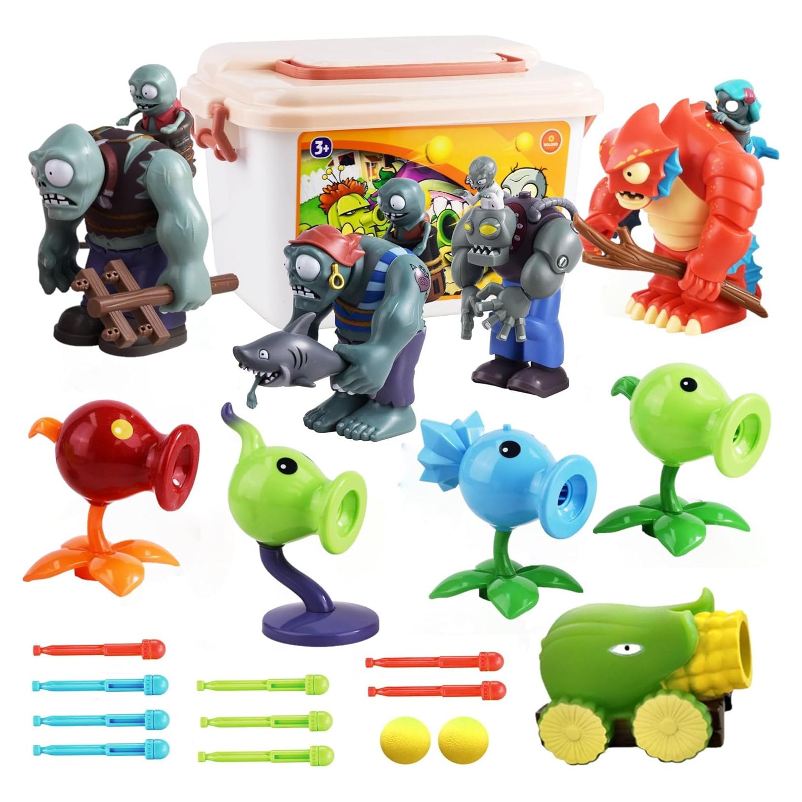 Conjunto de Figuras Plantas contra Zombies ROLOSO 668-111