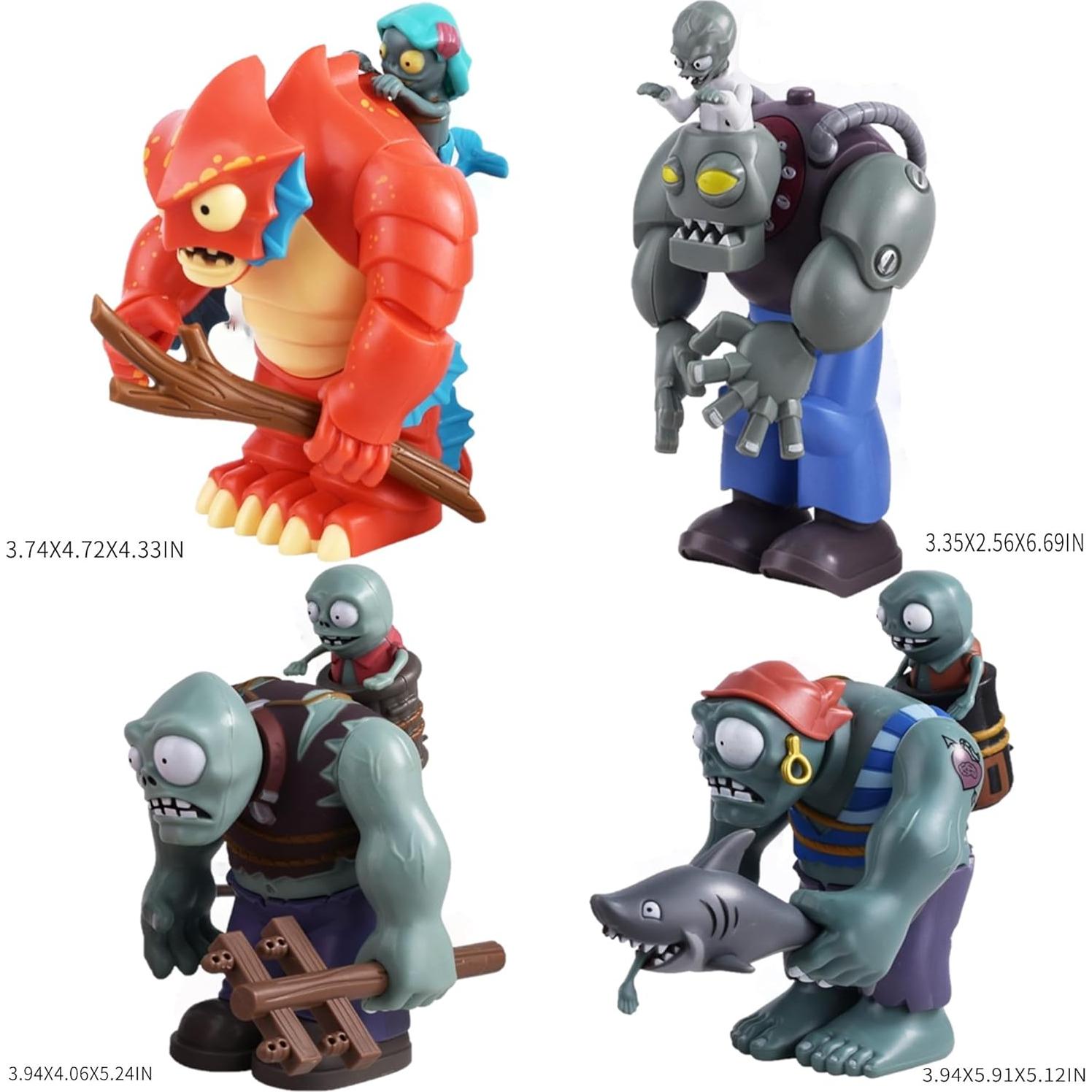 Conjunto de Figuras Plantas contra Zombies ROLOSO 668-111