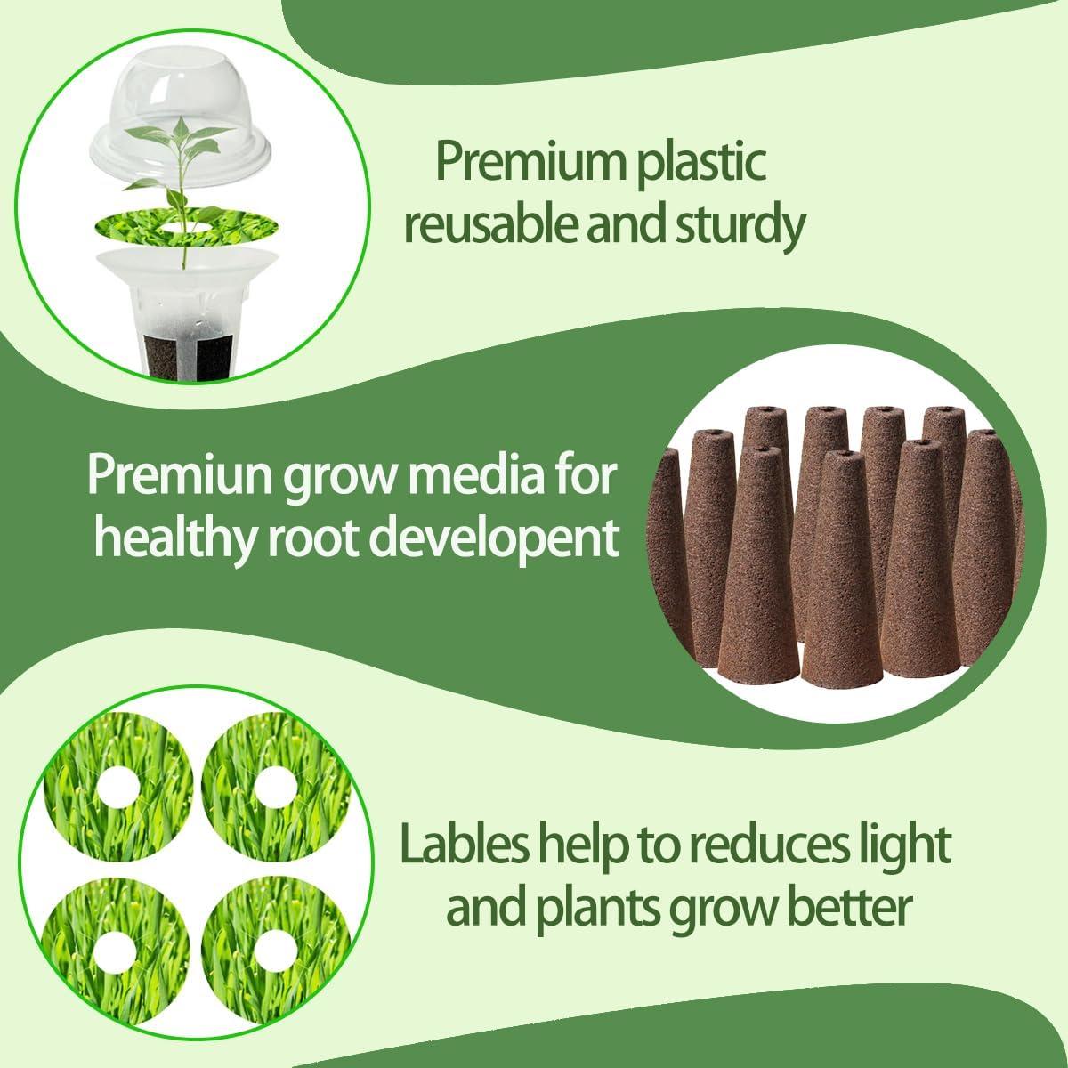 Kit de Cápsulas de Semillas 67 Piezas Natalolo Hidroponía