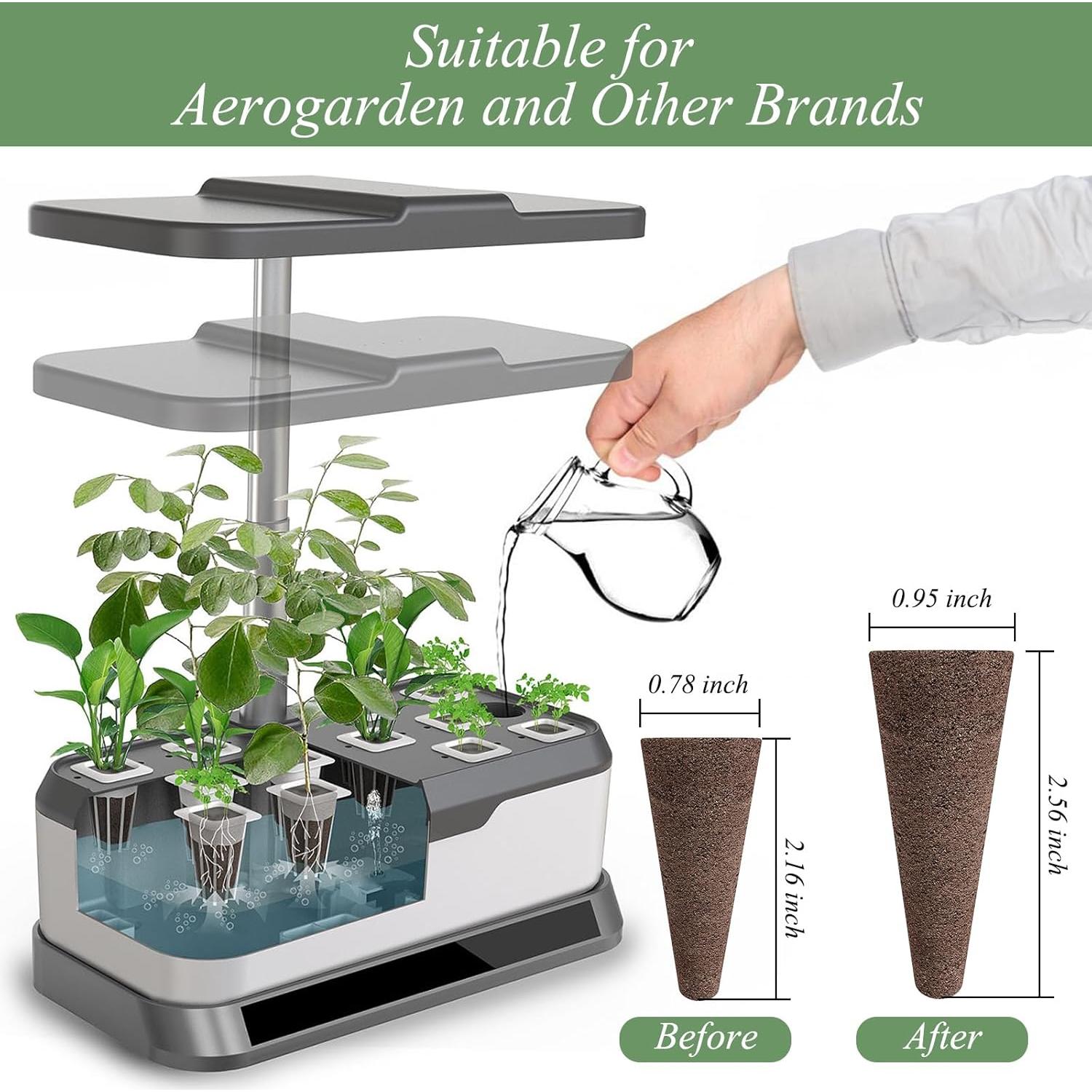Kit de Esponjas de Cultivo Hidropónico Tigvio 133 Pack - 120 Esponjas