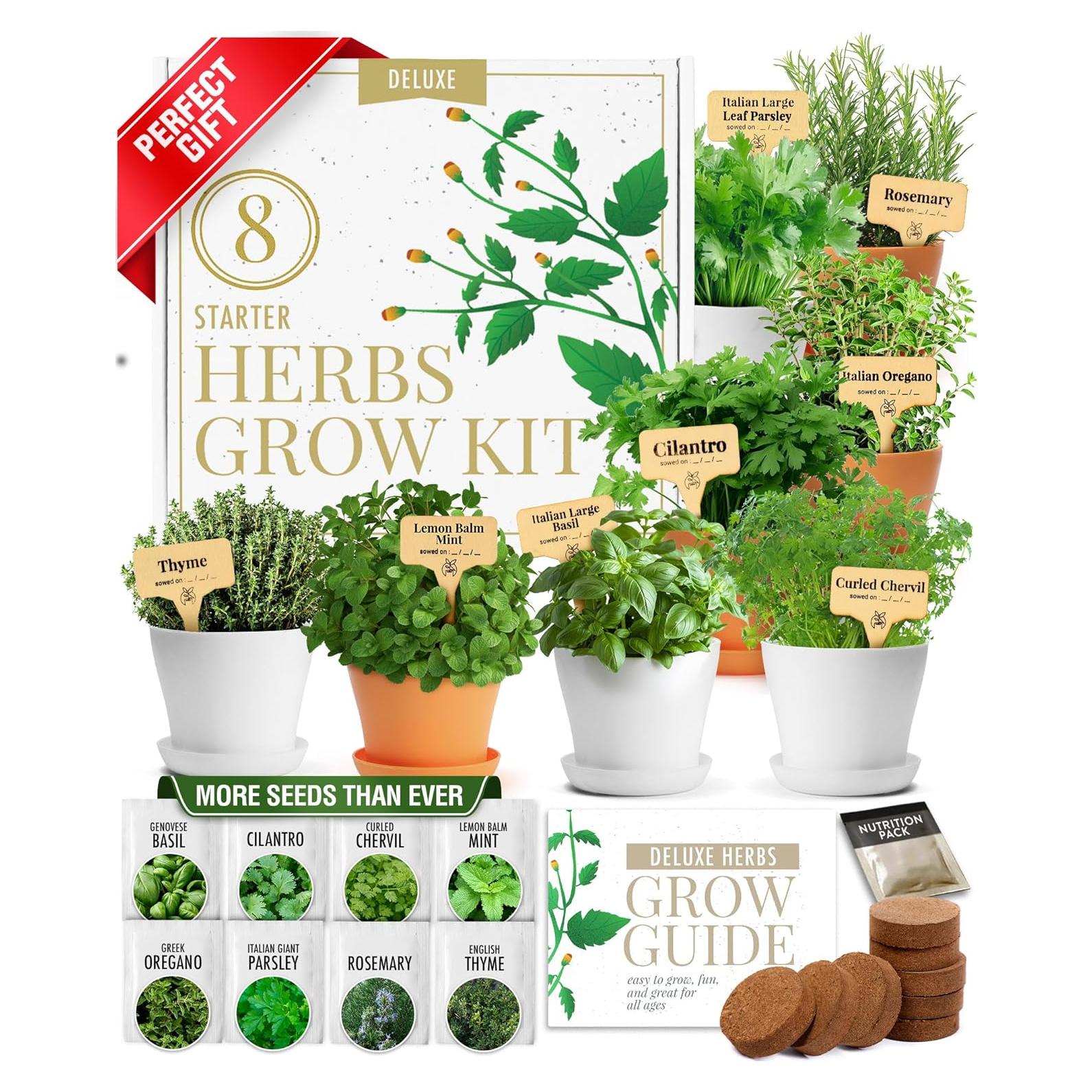 Kit de Jardín de Hierbas HOME GROWN - 8 Semillas Mixtas