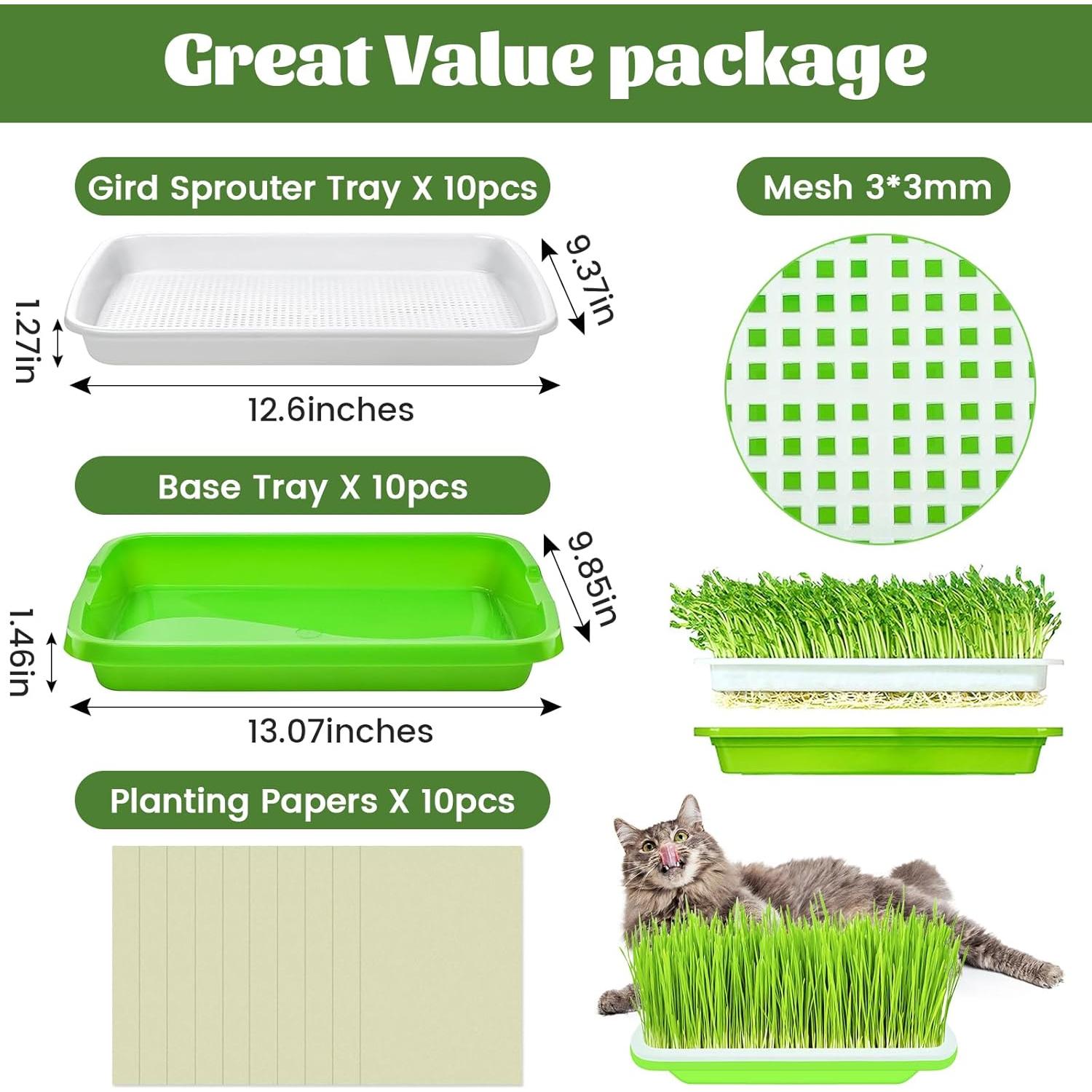 Bandejas Germinadoras Legigo 10 Paquetes Sin Tapas 33x25cm