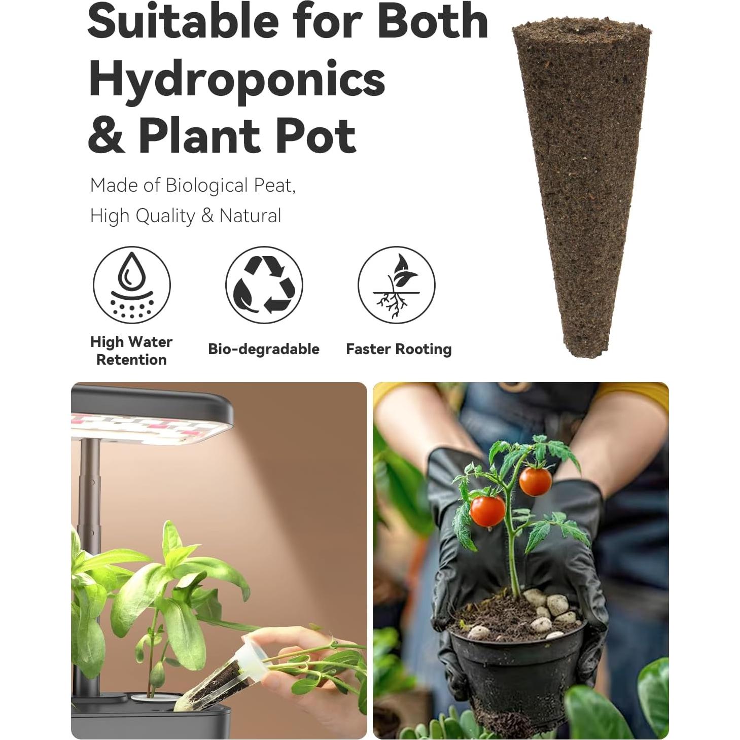 Kit de Semillas Hidropónicas LYKOCLEAN 8 Vainas Flores