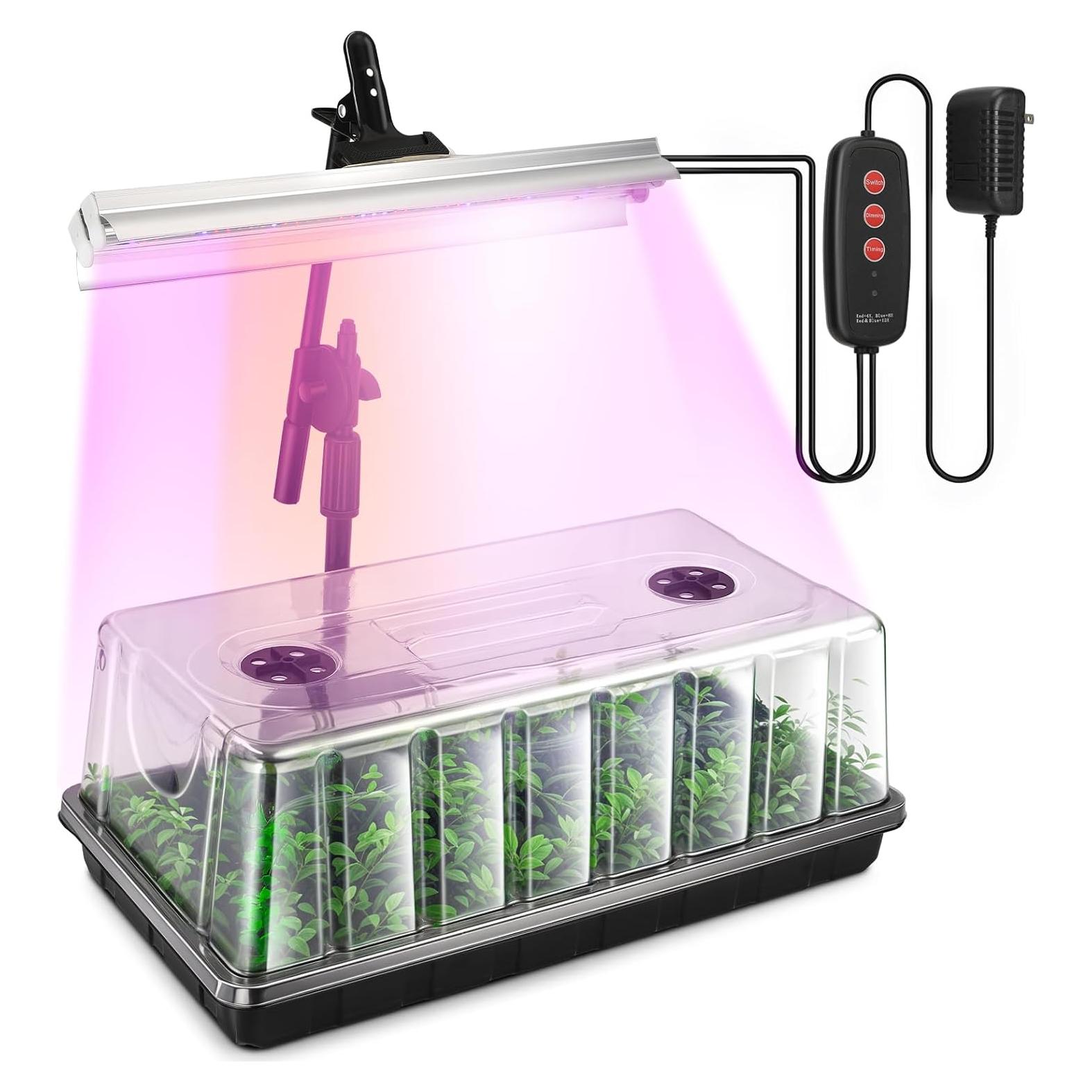 Kit de Inicio de Semillas Ryscam 1020 con Luces LED 96