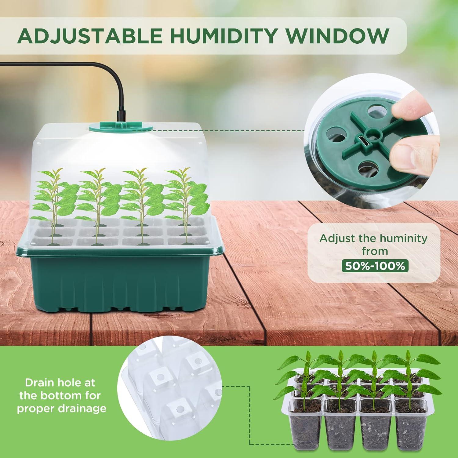 Kit de Germinación de Semillas Seedfactor 7 Paquetes con Luz