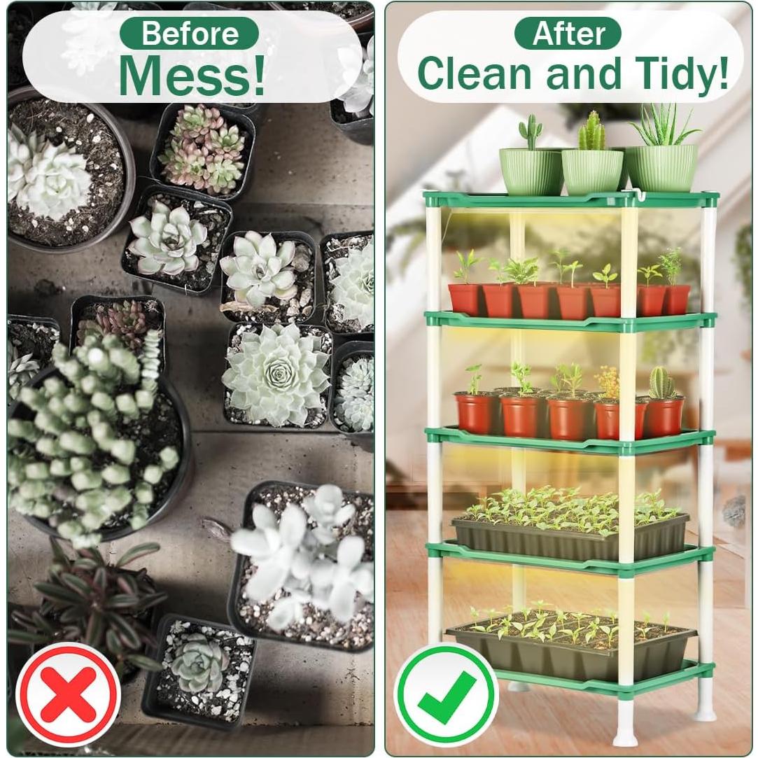 Estante para Plántulas RooTrimmer 5 Niveles Verde 95.6 cm