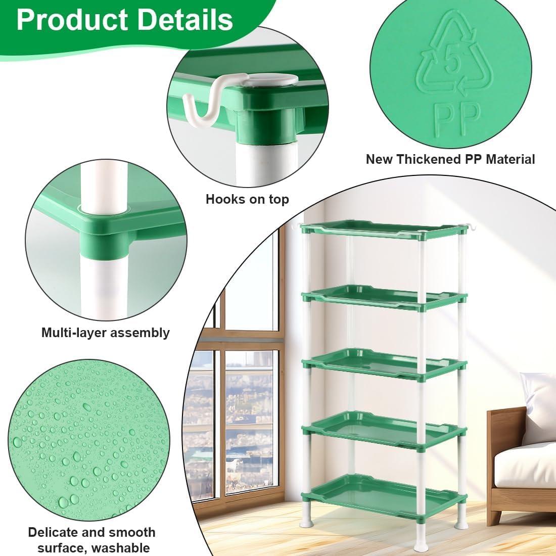 Estante para Plántulas RooTrimmer 5 Niveles Verde 95.6 cm