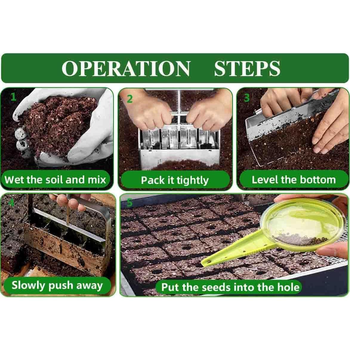 Kit de Herramientas para Bloques de Suelo Yaoyao 4 en 1 Ergonómico