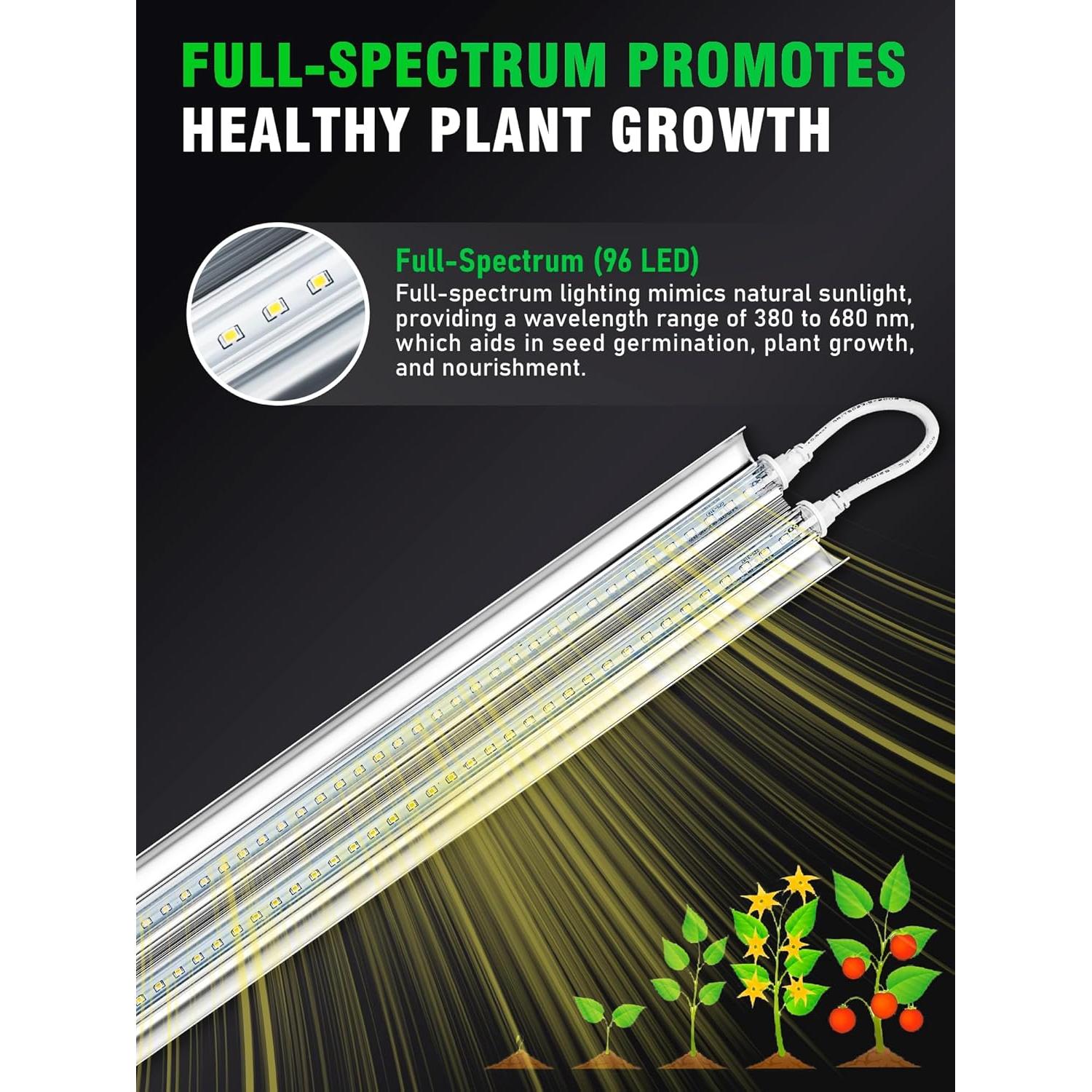 Kit de Inicio de Semillas Hugbow con Luz LED y Almohadilla Térmica