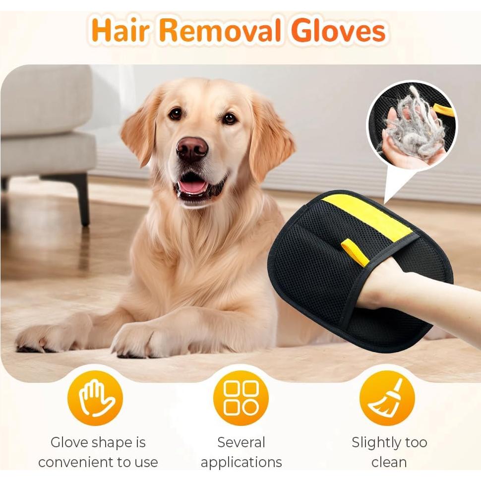 Guantes Electroestáticos Reutilizables Soputry para Pelo de Mascota