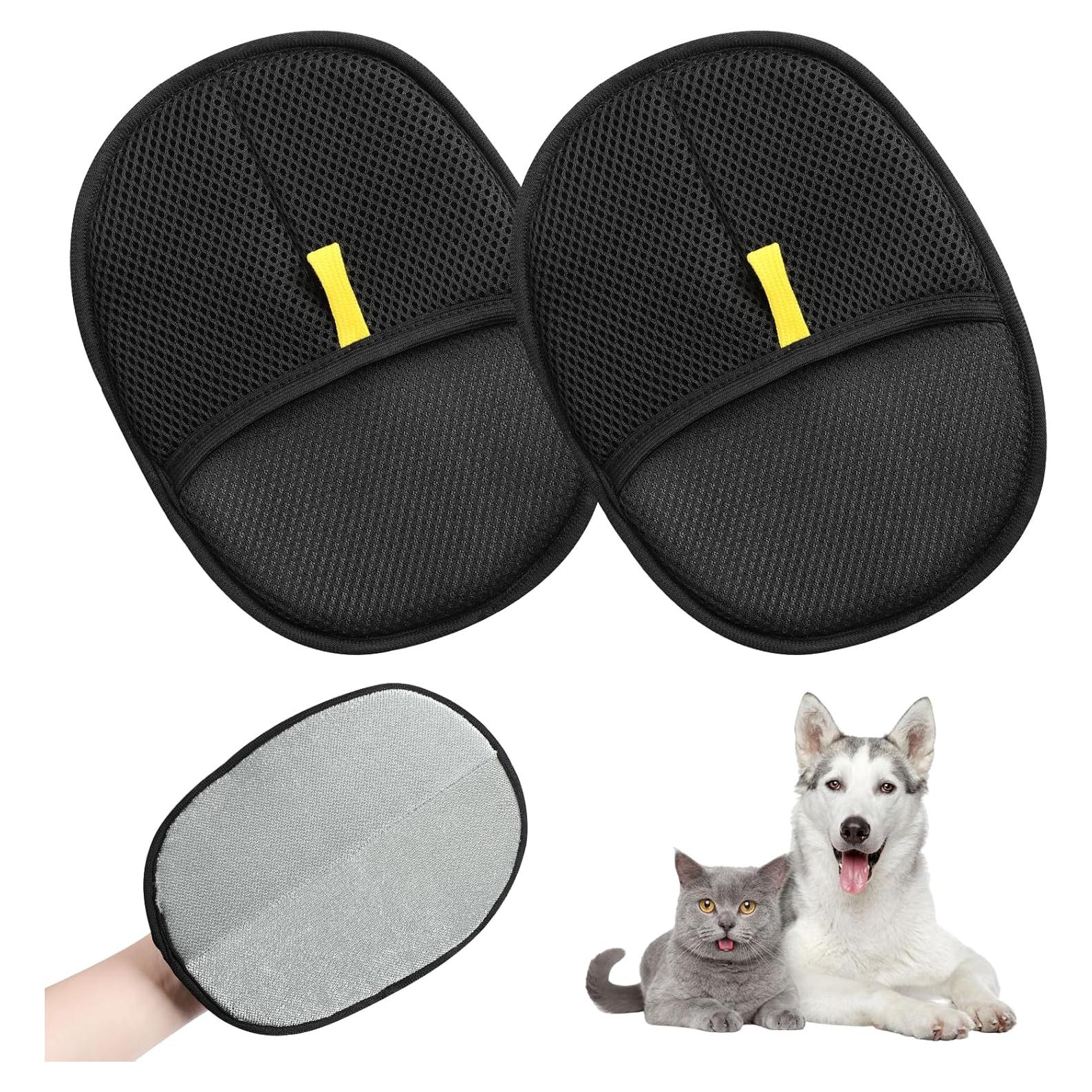 Guantes de Aseo Doble Cara FAIRLONG para Mascotas 2pcs