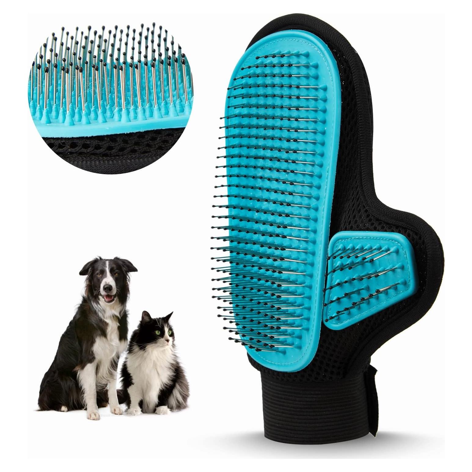 Guante de Aseo para Mascotas Beenefits Azul 4 en 1