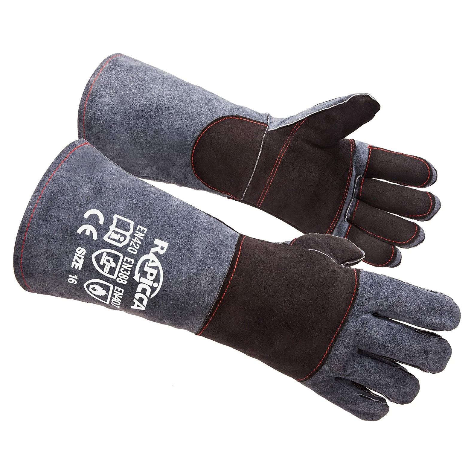 Guantes de Manejo de Animales RAPICCA 16" Cuero Acolchado