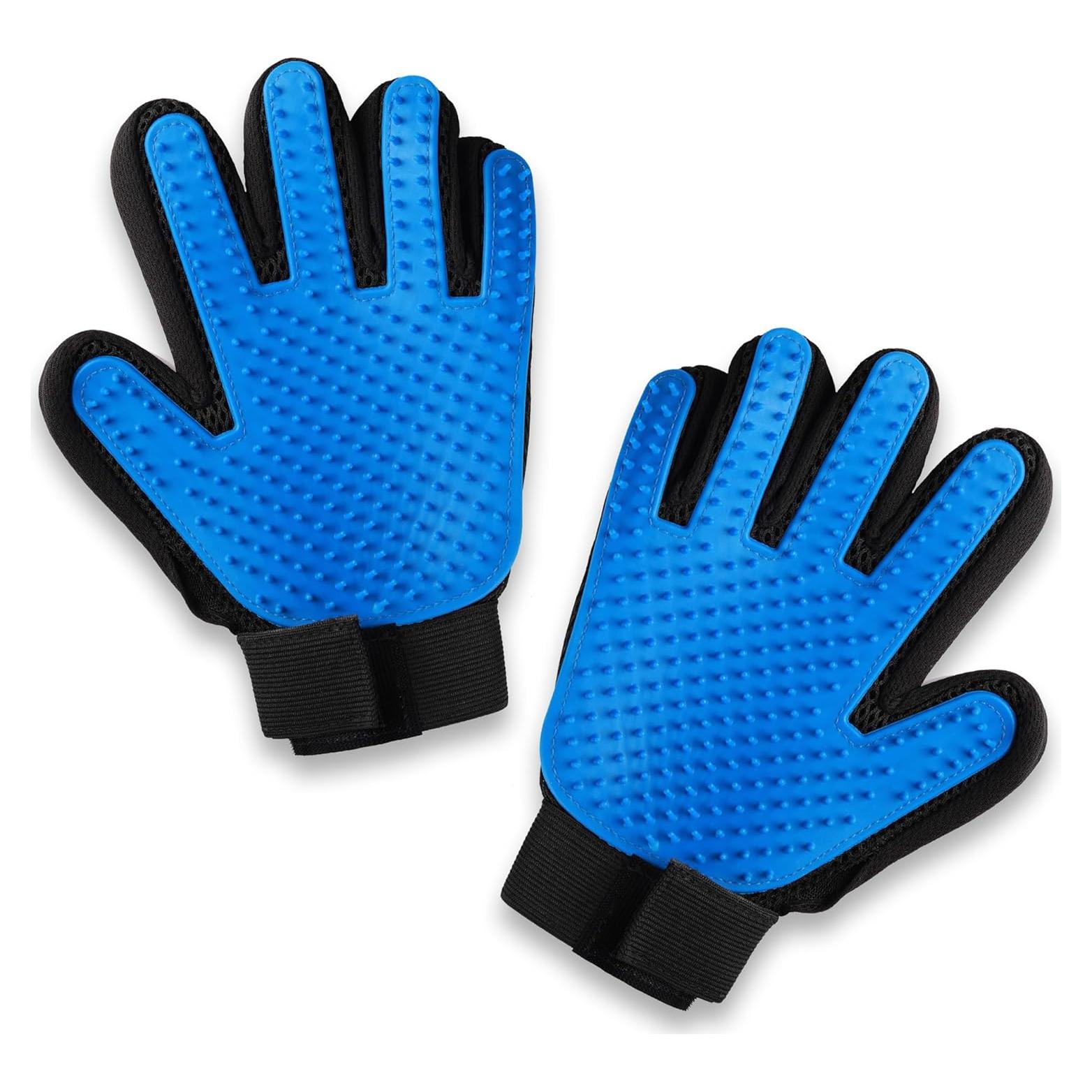 Guantes de Acicalamiento Pets First para Perros y Gatos 22.86x8.13cm