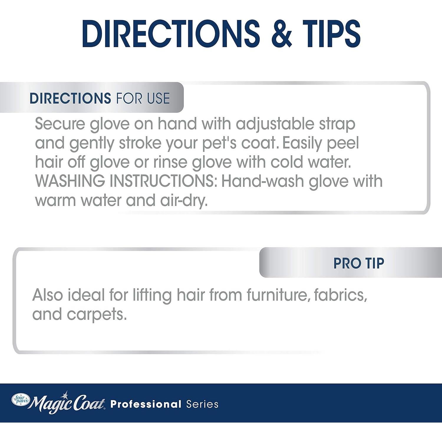 Guante de Aseo para Mascotas Magic Coat - Unisex Ajustable