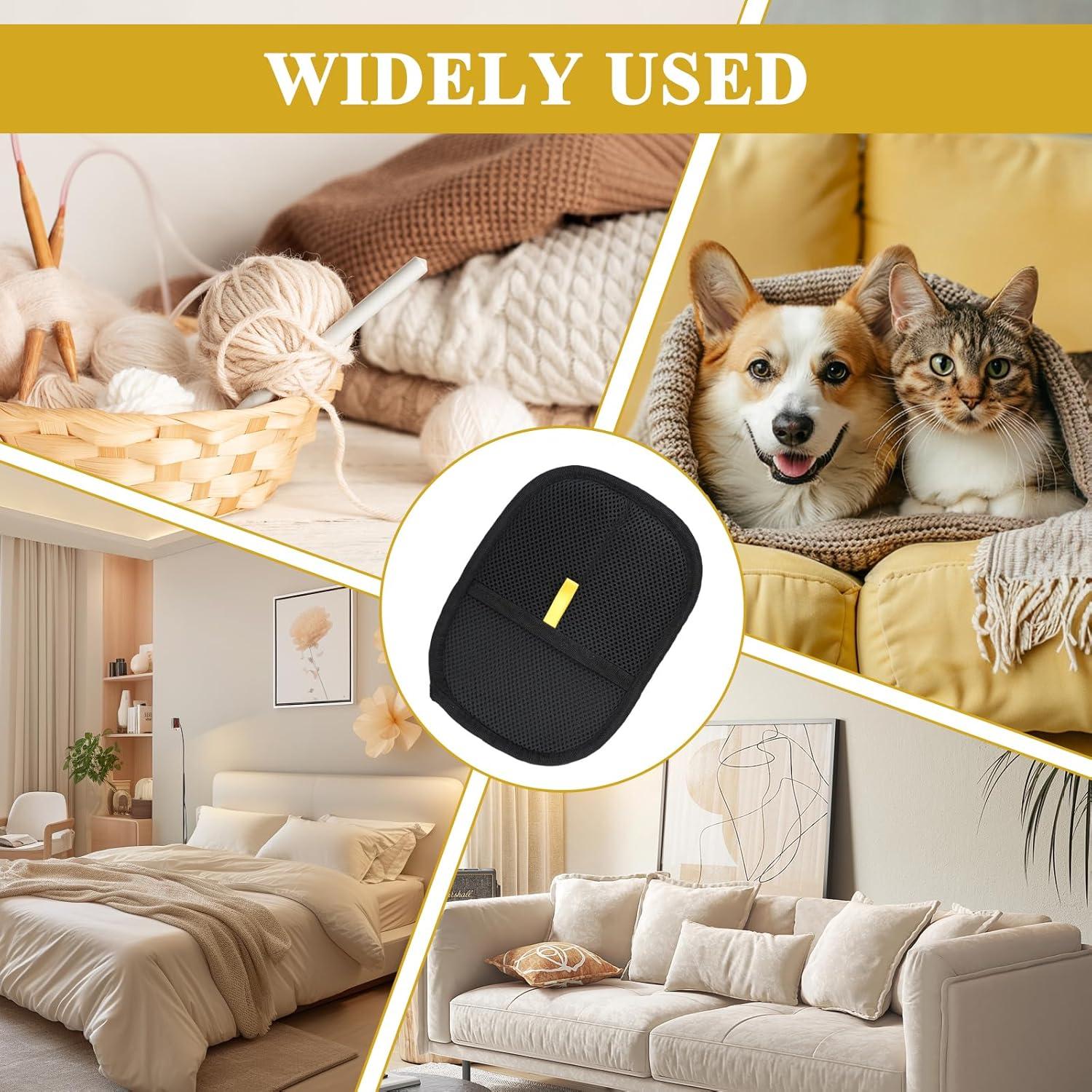 Guantes de Aseo Doble Cara PKRFCJ para Mascotas 20x15 cm