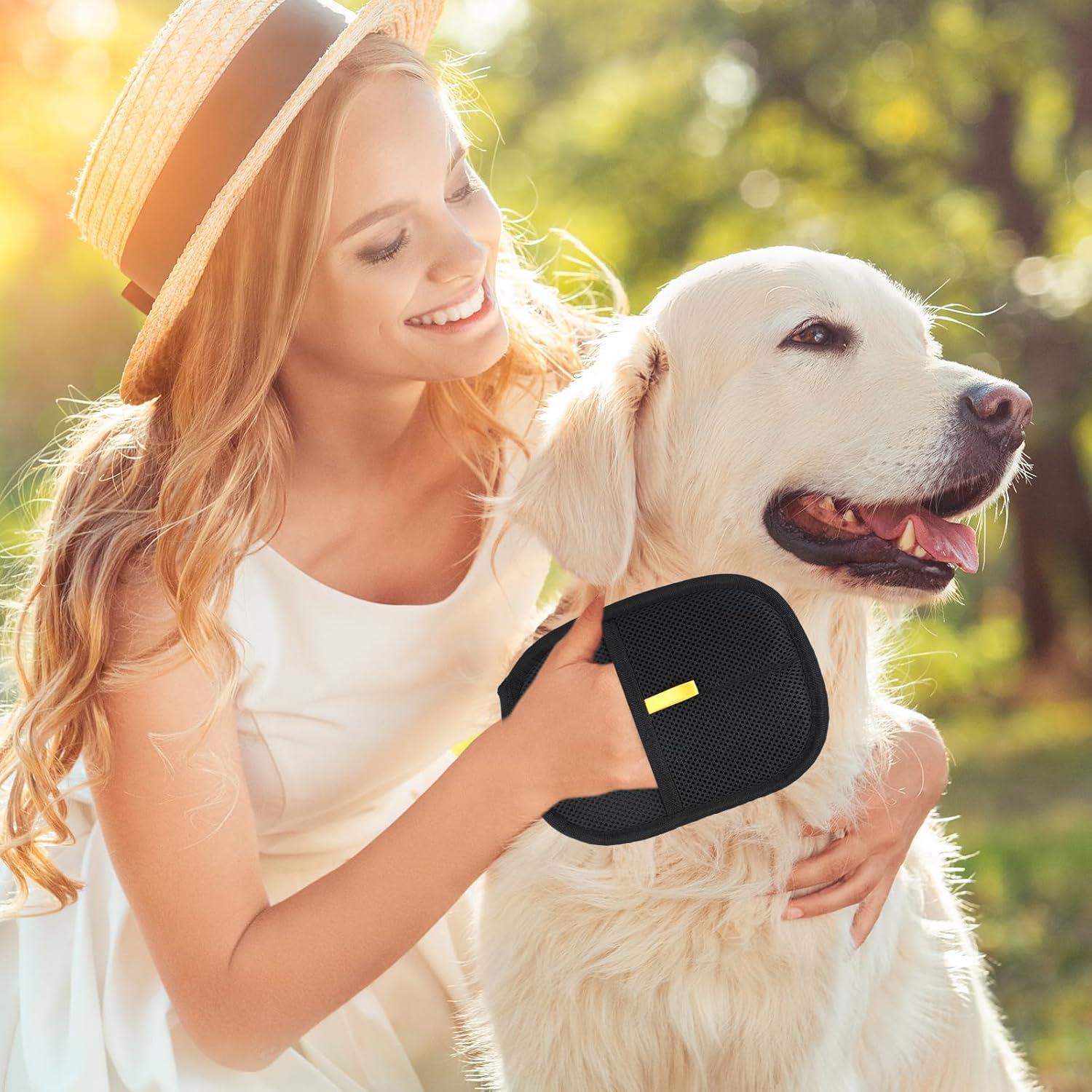 Guantes de Aseo Doble Cara PKRFCJ para Mascotas 20x15 cm