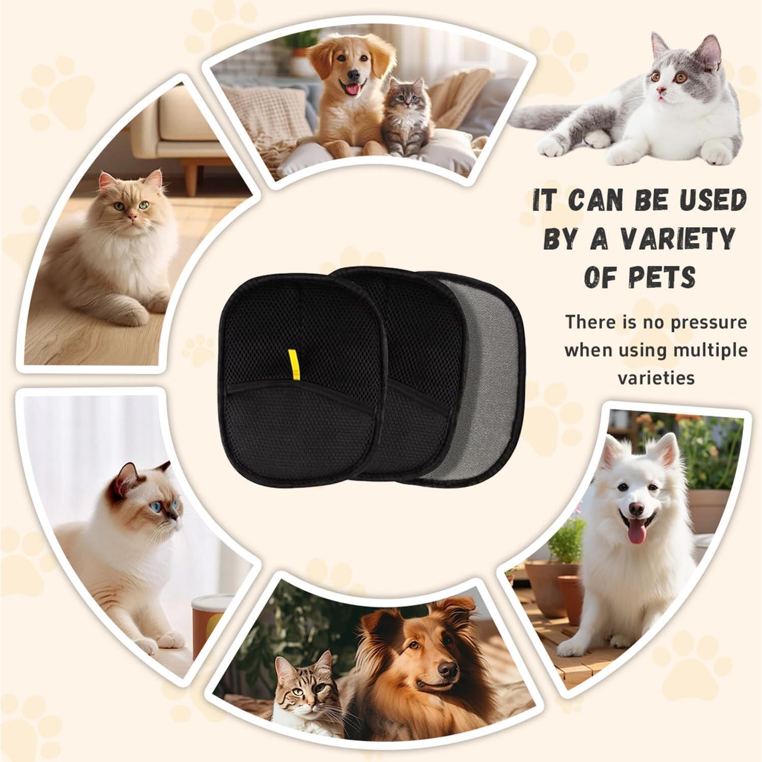 Guantes de Aseo para Mascotas Genérico 2PCS - Remoción de Pelo