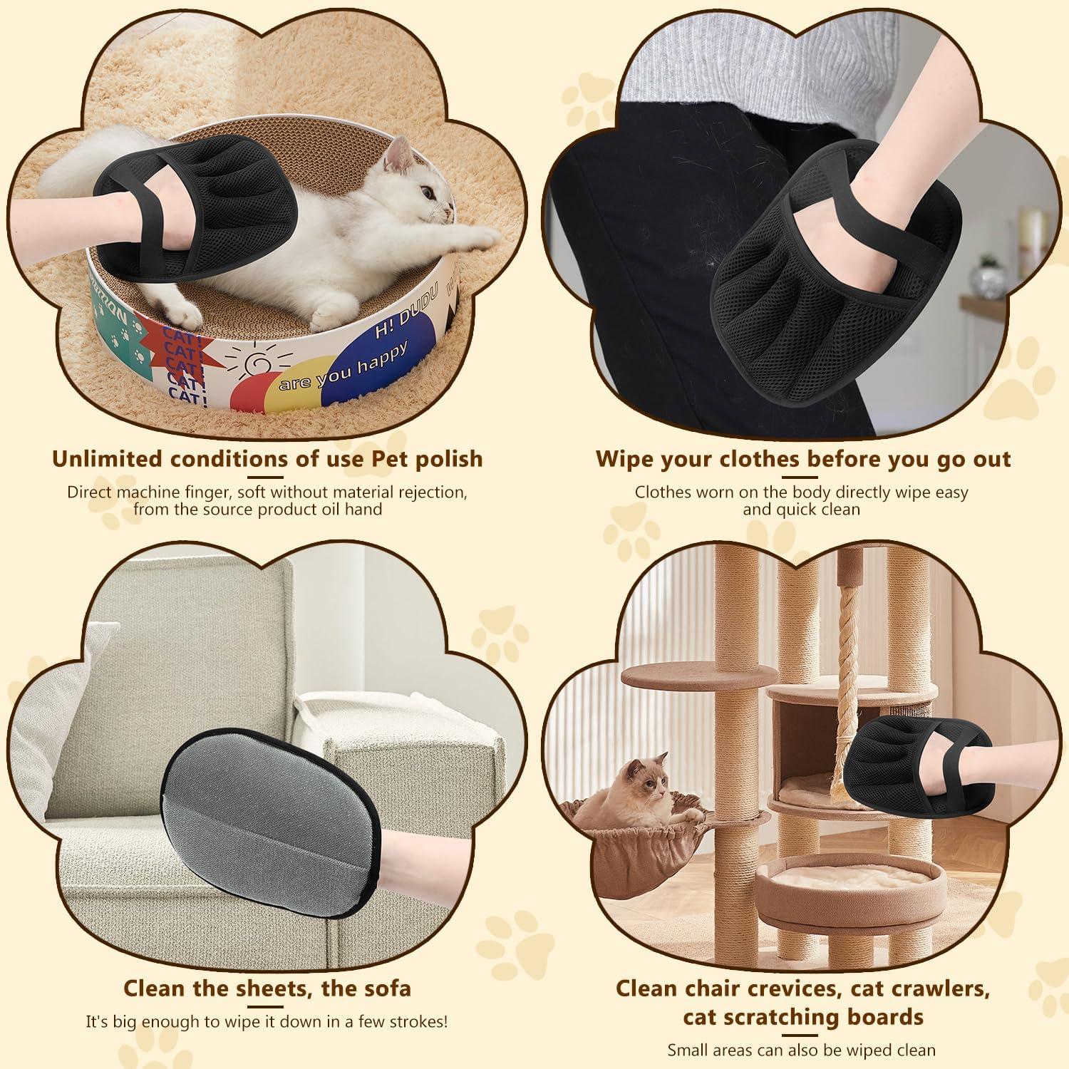 Guantes Removedores de Pelo de Mascota Genérico 2 Pzs 2025