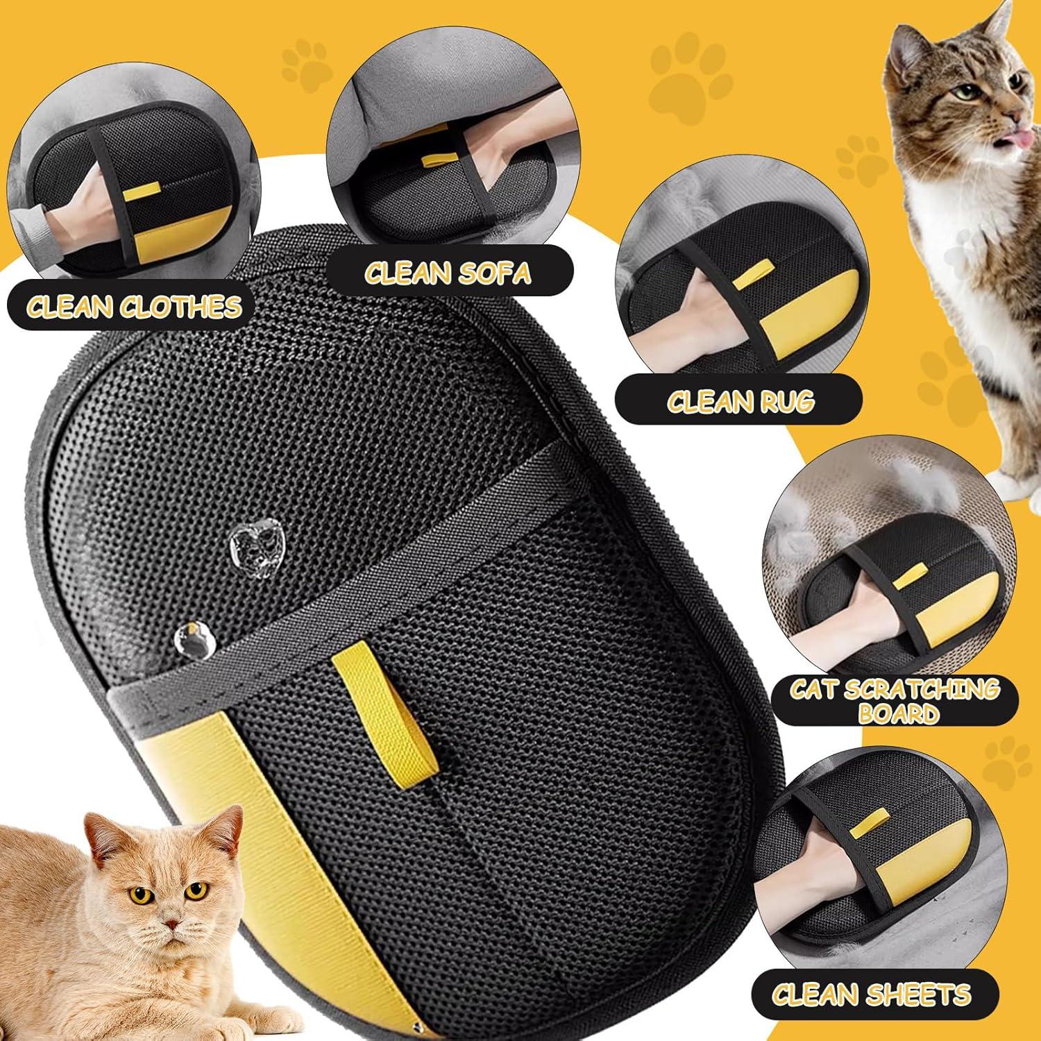 Guante Removedor de Pelo de Mascota Yostyle - Doble Cara, Reutilizable