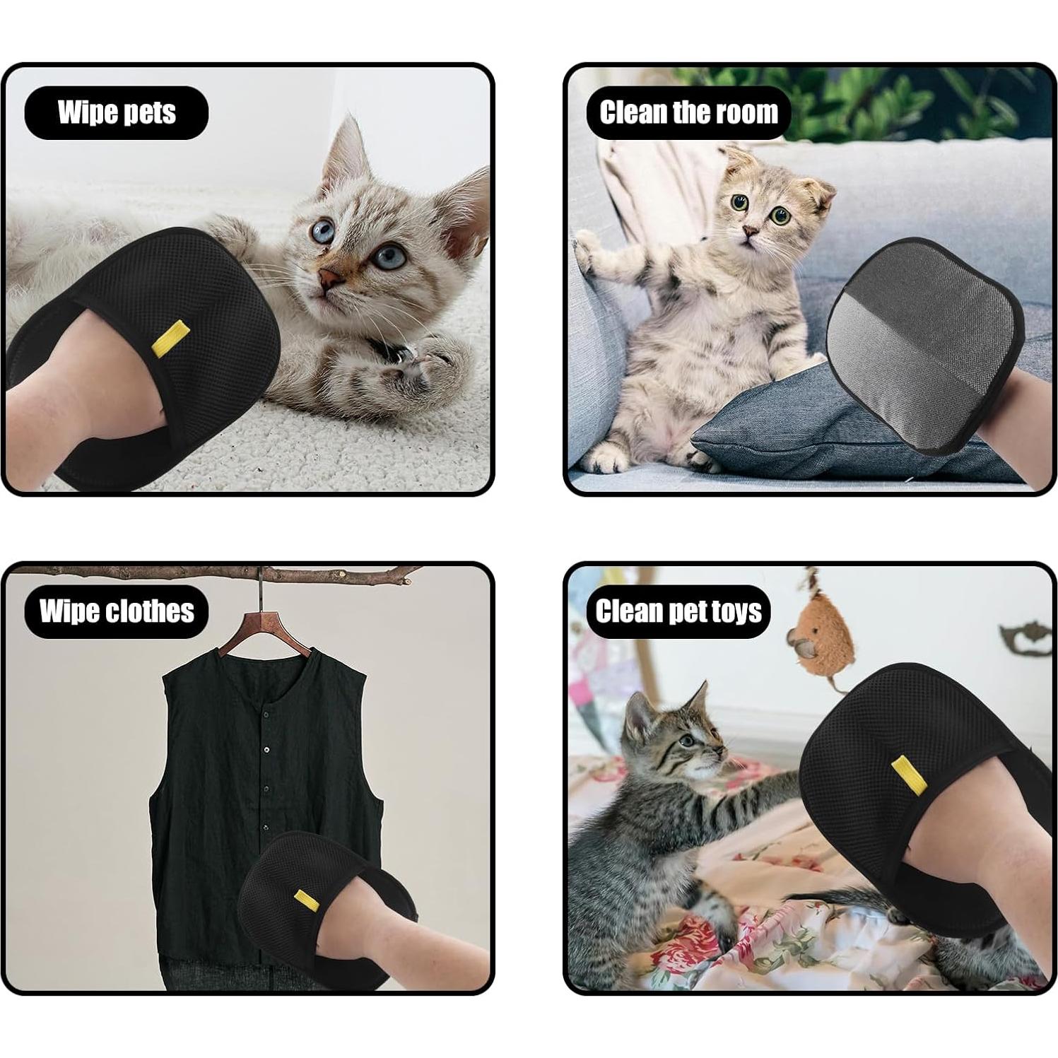 Guantes de Aseo para Mascotas Gosknor 24x18cm Doble Cara